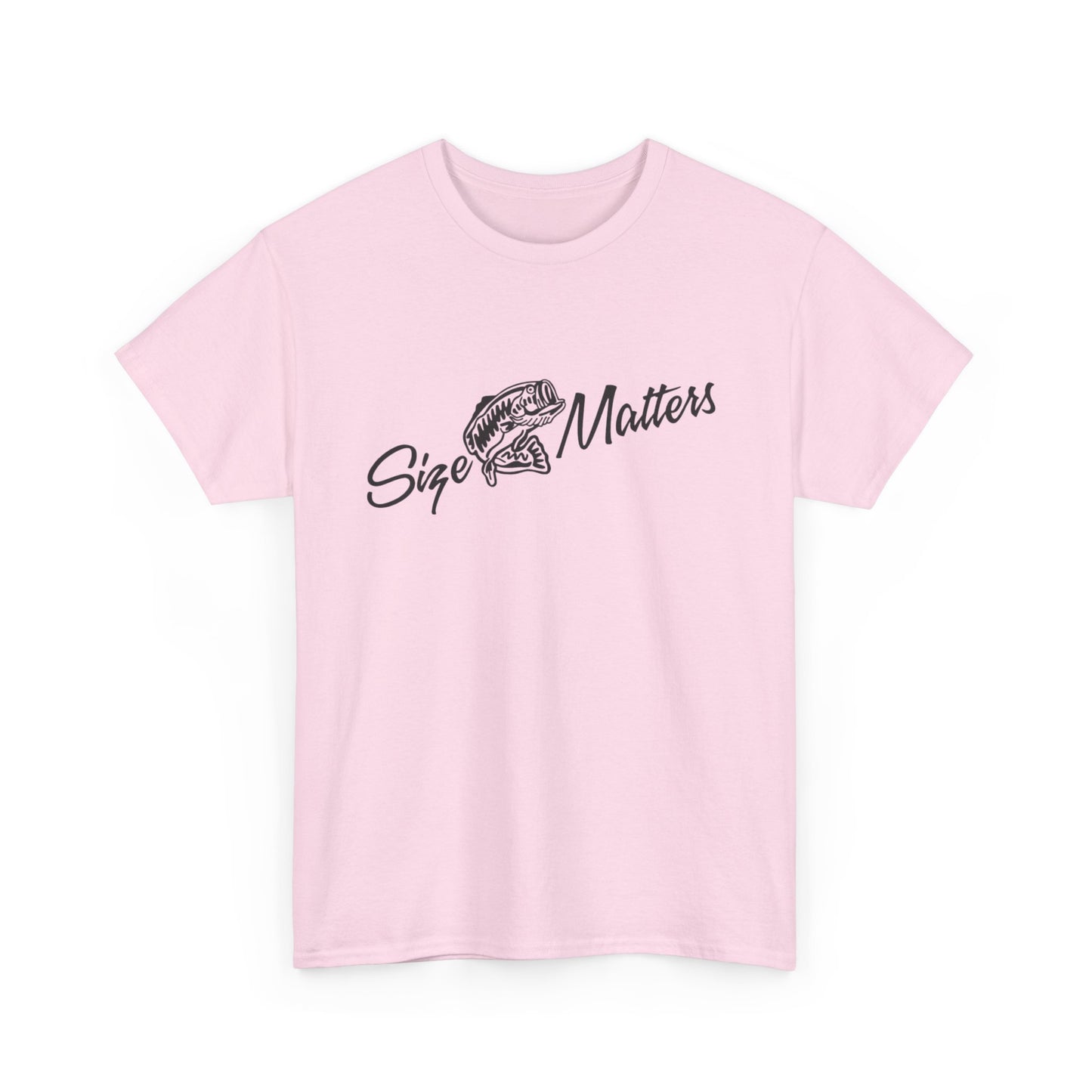 Size matters unisex heavy cotton t-shirt