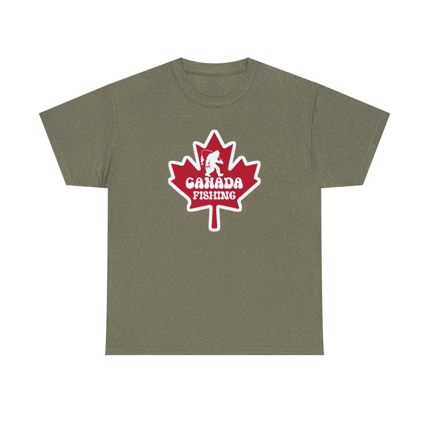 Canada fishing unisex heavy cotton t-shirt