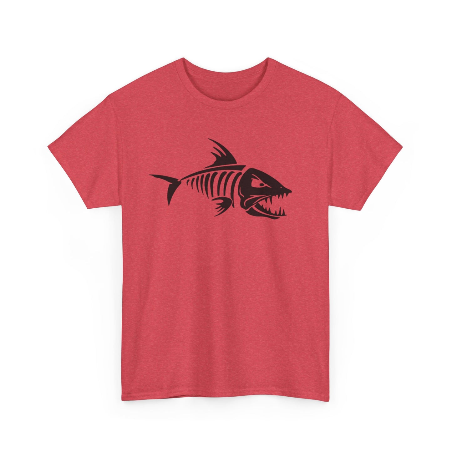 Fish bones unisex heavy cotton t-shirt