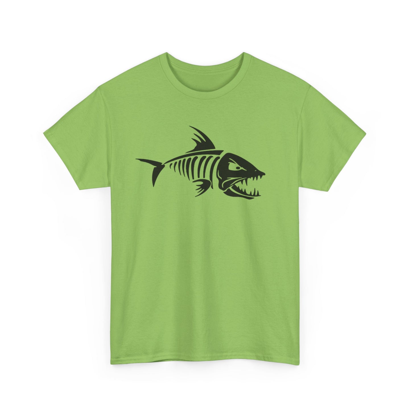 Fish bones unisex heavy cotton t-shirt
