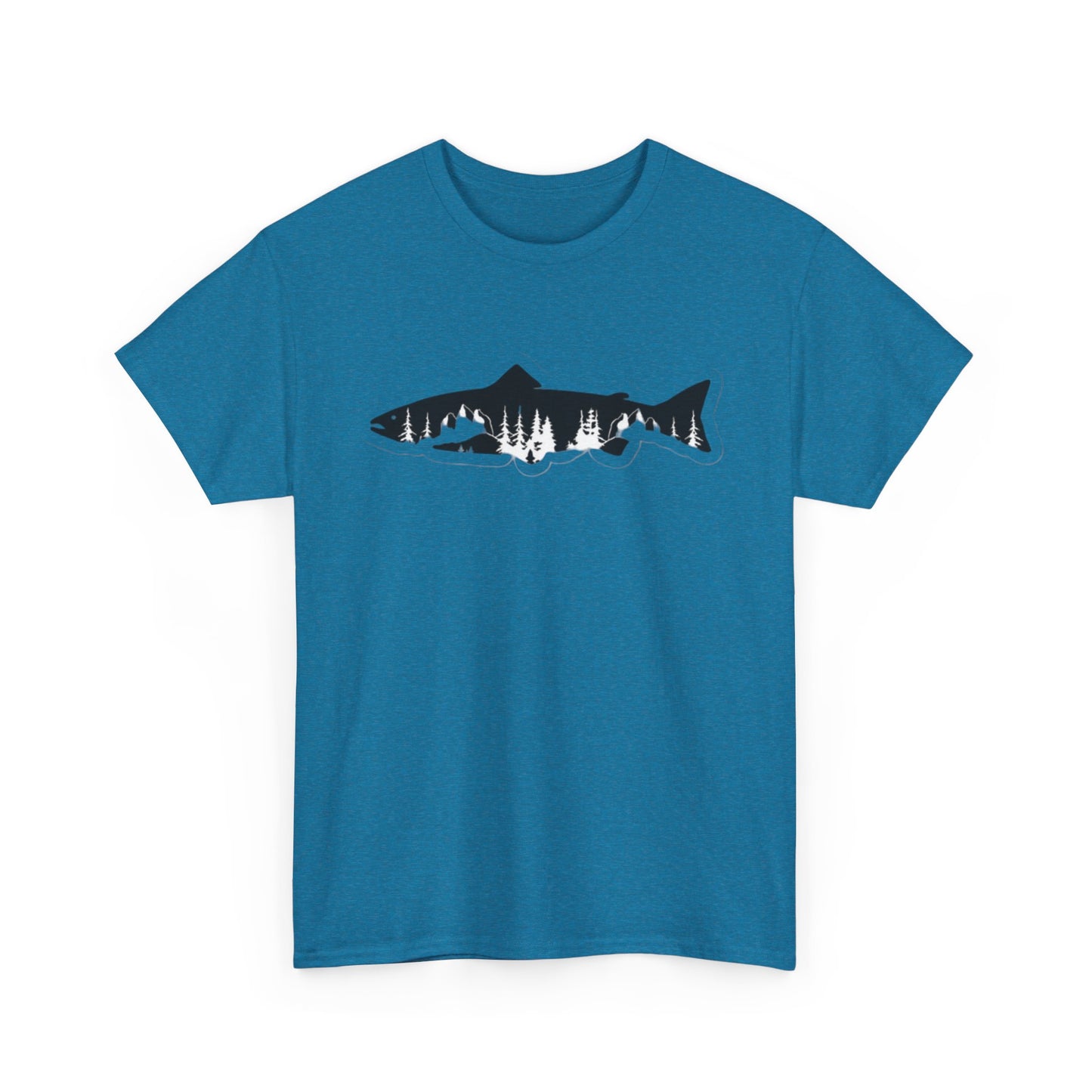 Nature fish unisex heavy cotton t-shirt
