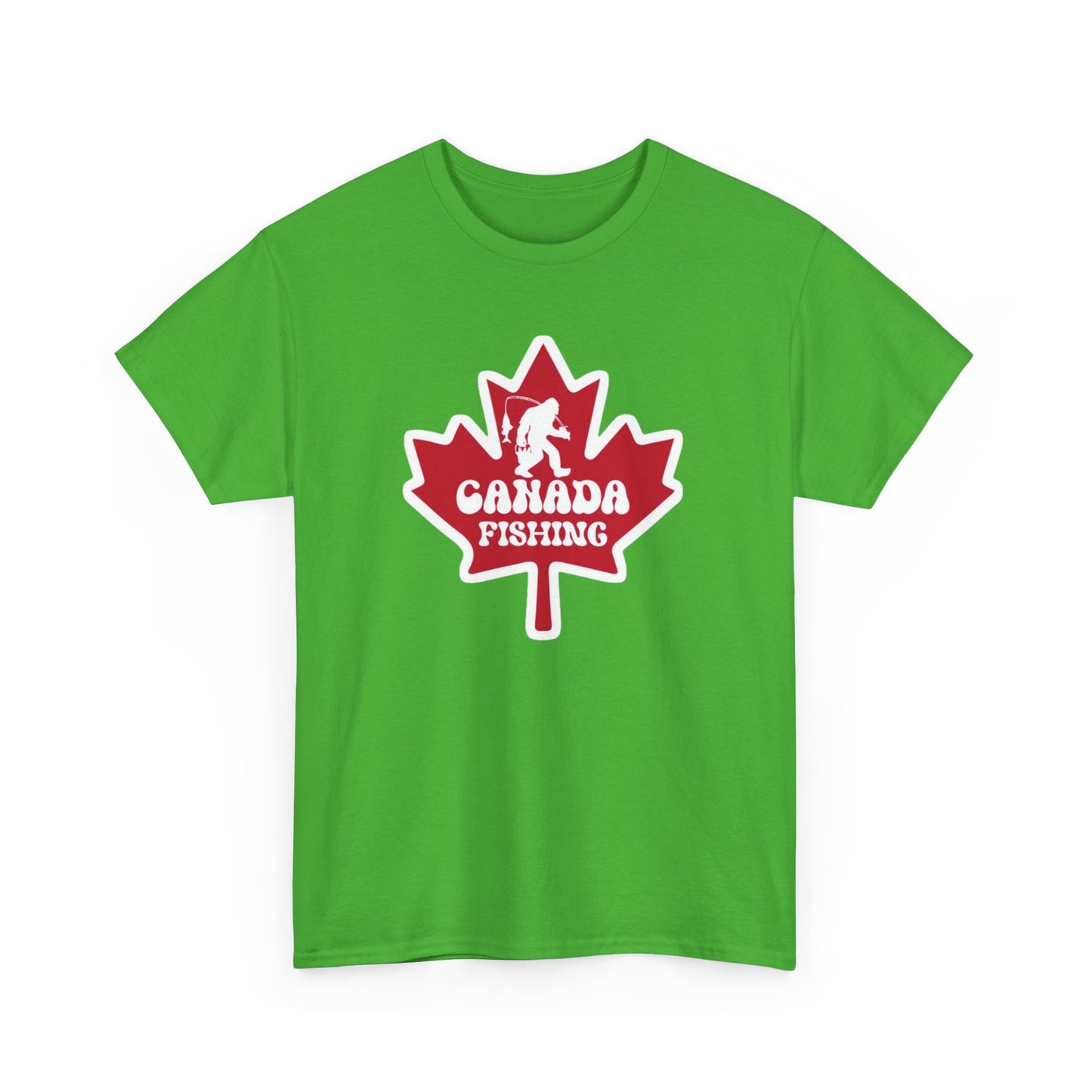 Canada fishing unisex heavy cotton t-shirt