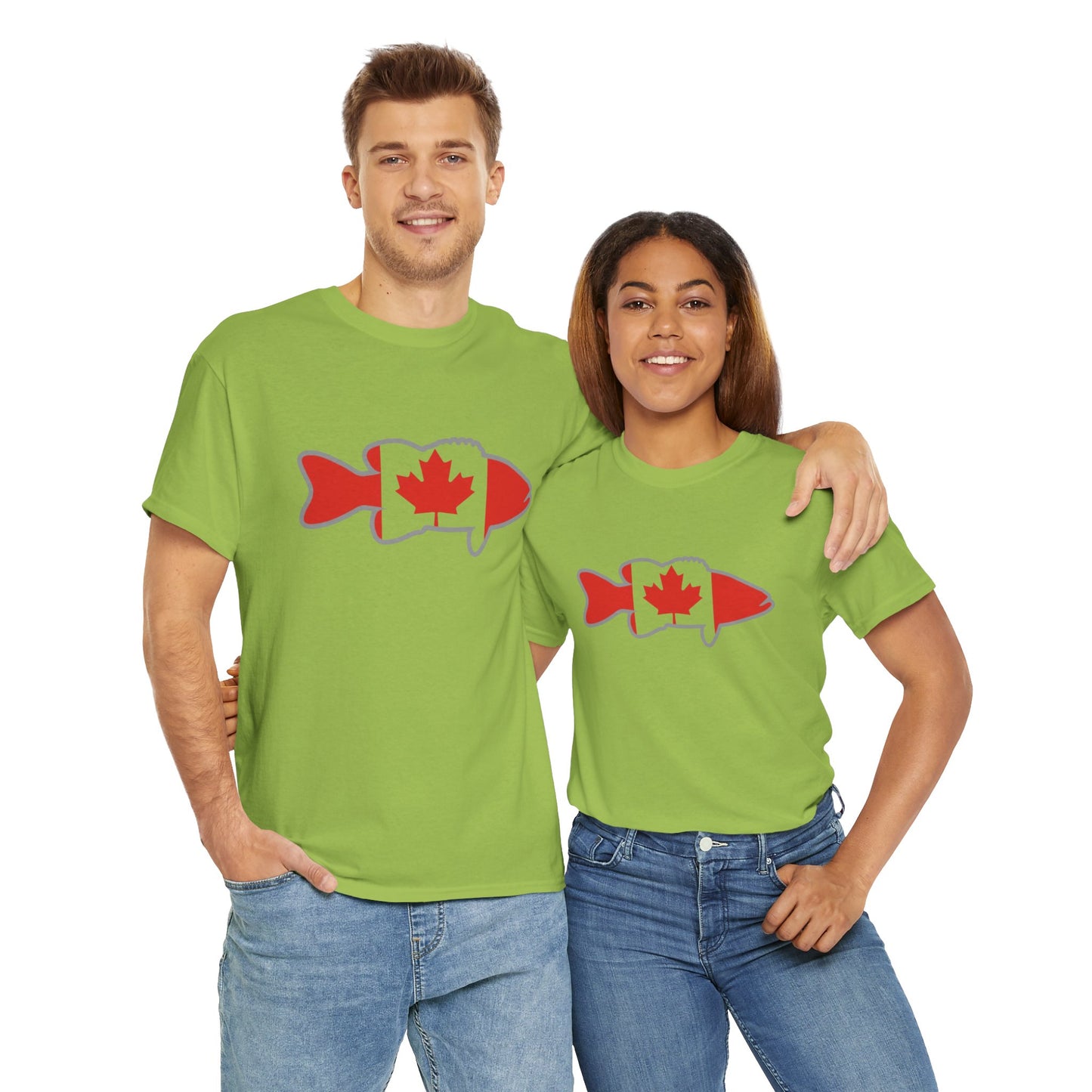 Canada fish unisex heavy cotton t-shirt