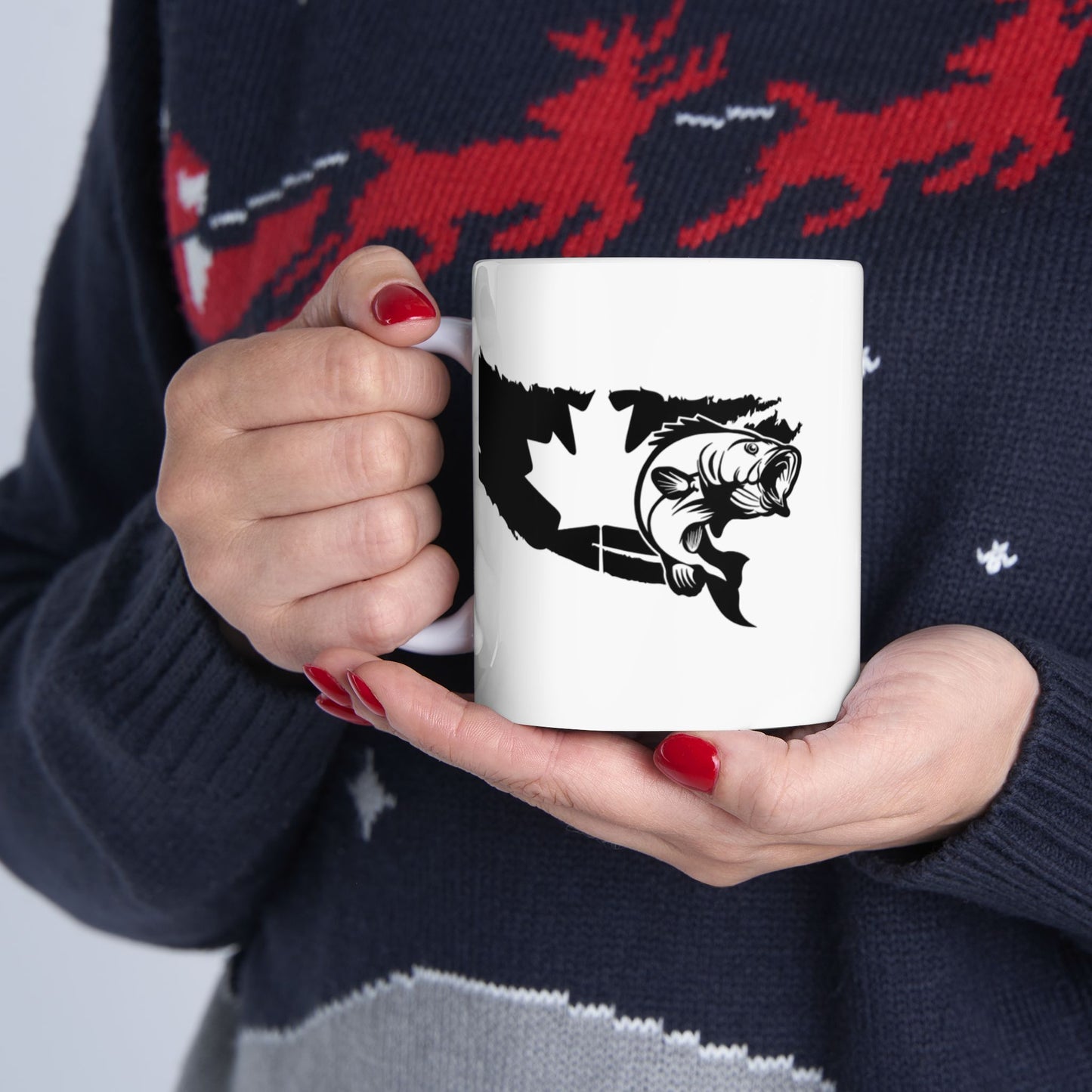 Canada fishing mug
