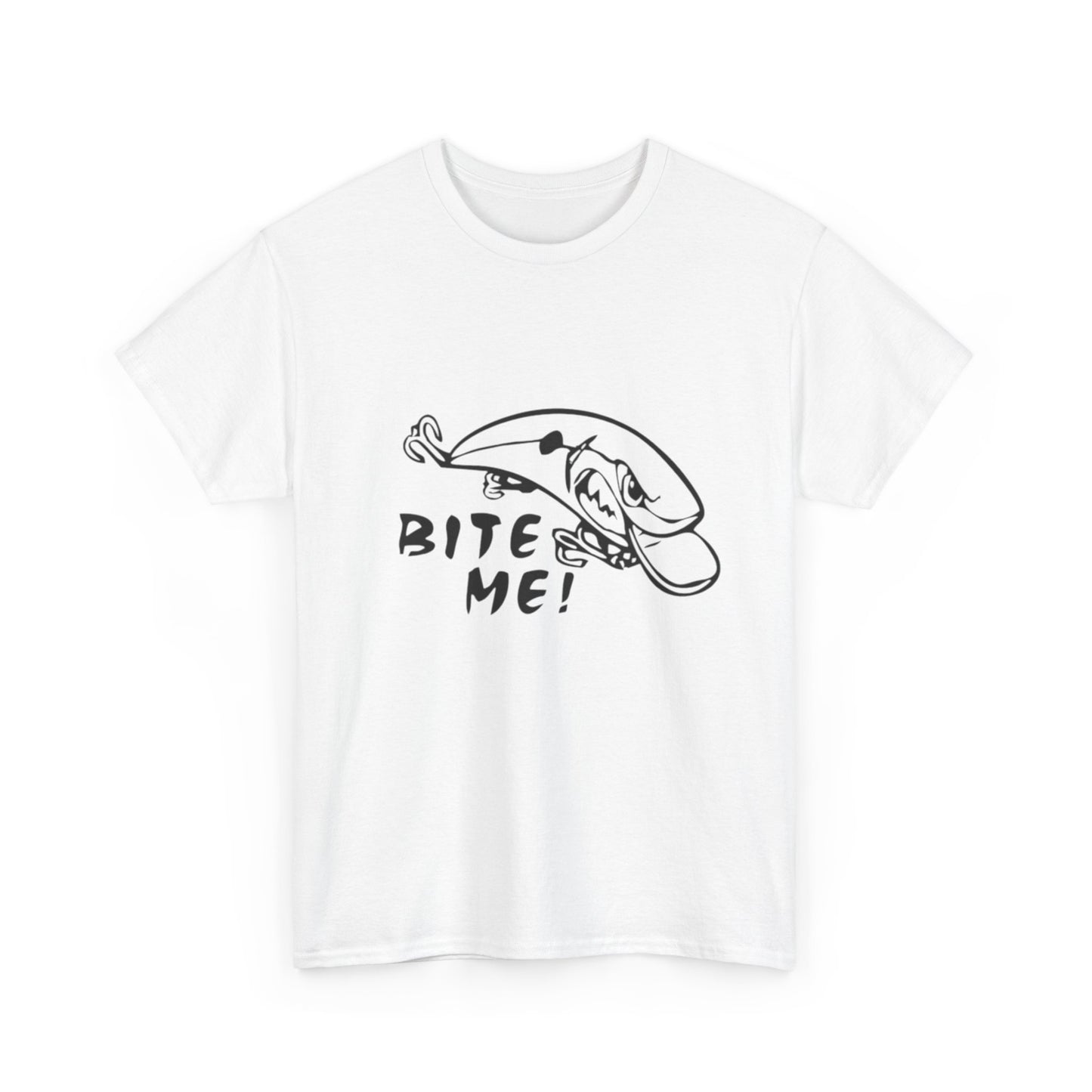 Bite me unisex heavy cotton t-shirt