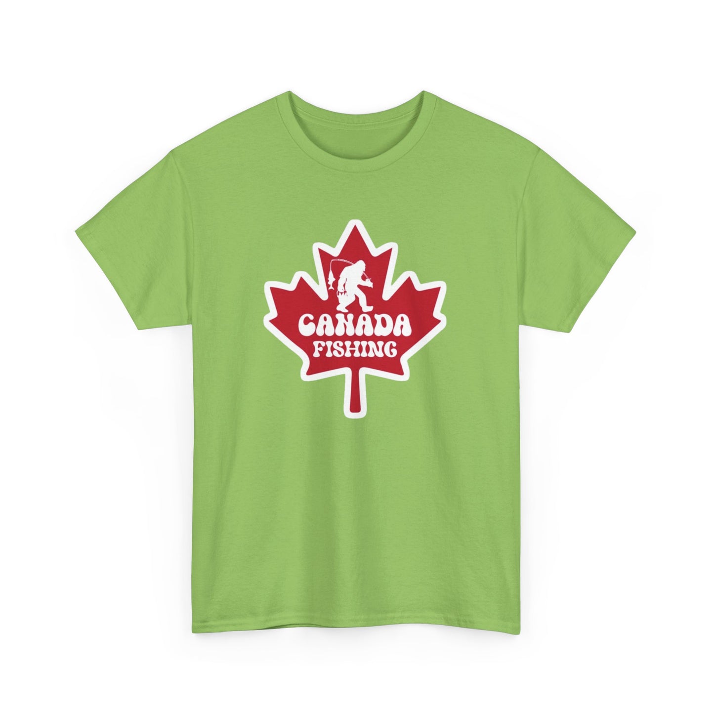 Canada fishing unisex heavy cotton t-shirt