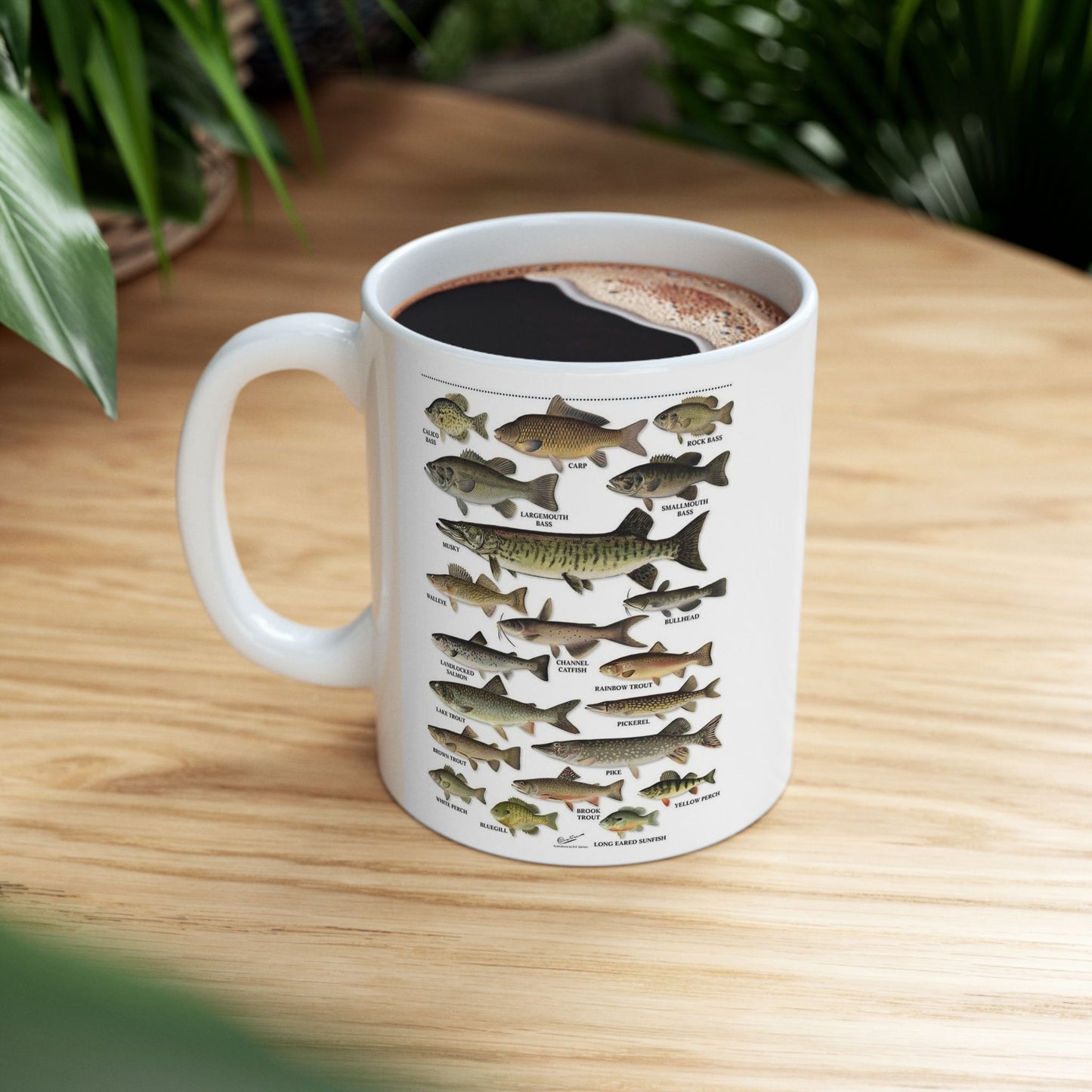 Fish chart mug