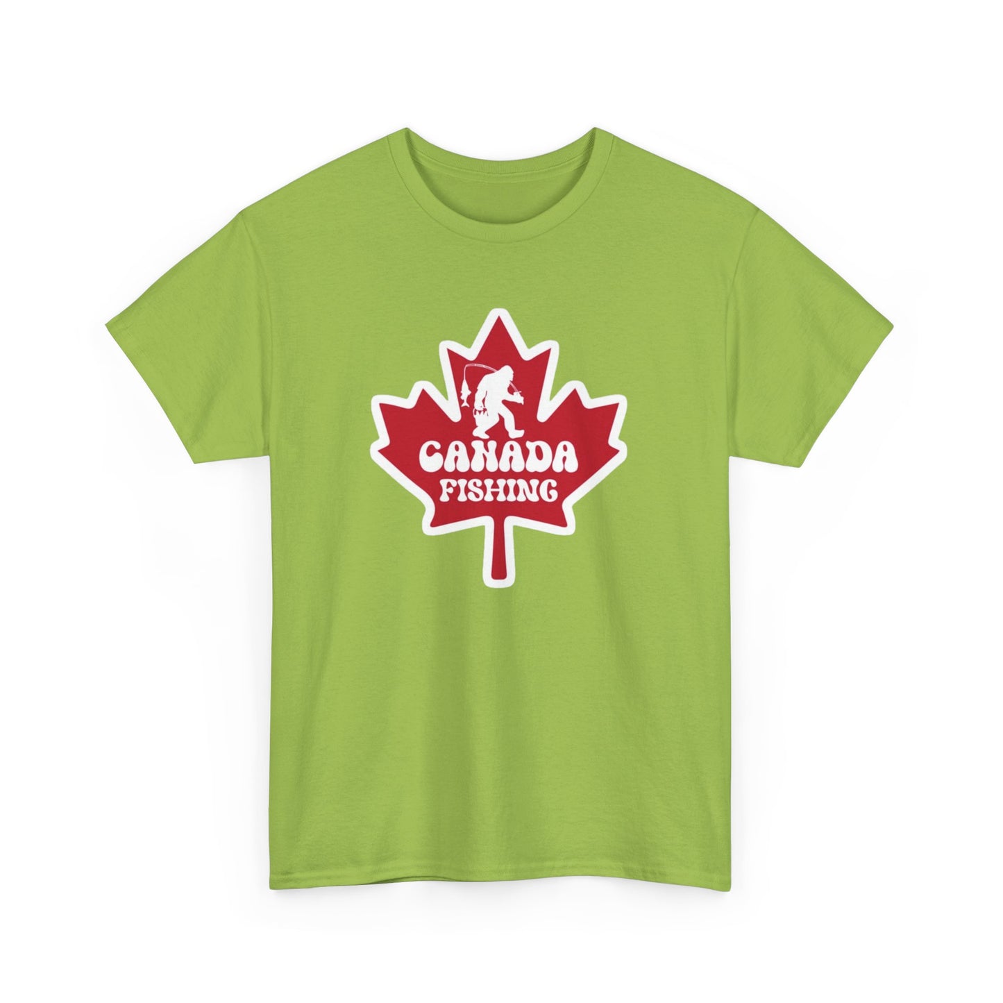 Canada fishing unisex heavy cotton t-shirt
