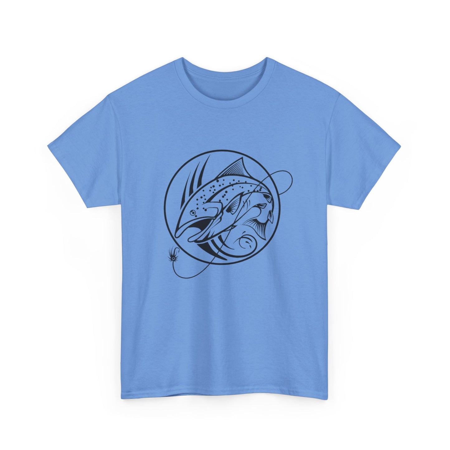 Fishing unisex heavy cotton t-shirt