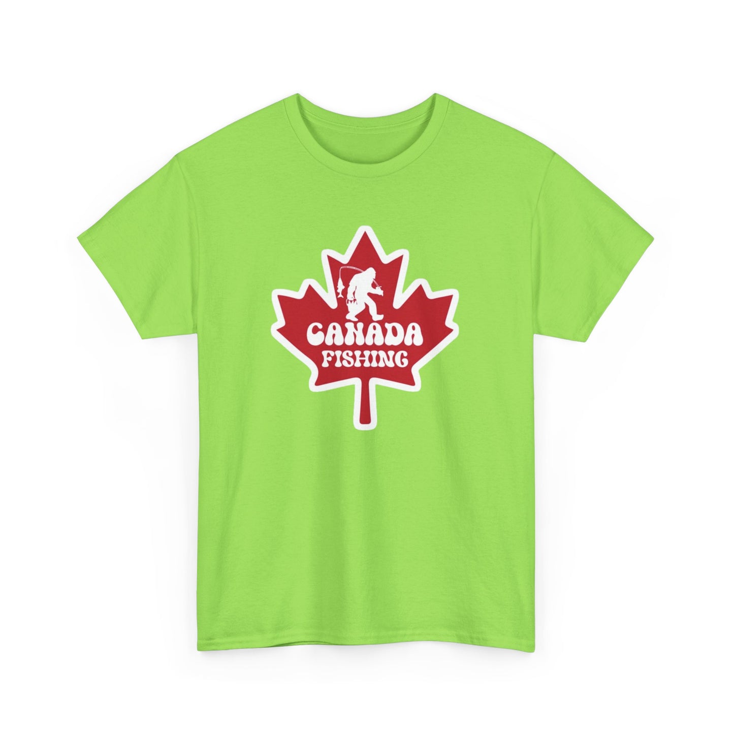 Canada fishing unisex heavy cotton t-shirt