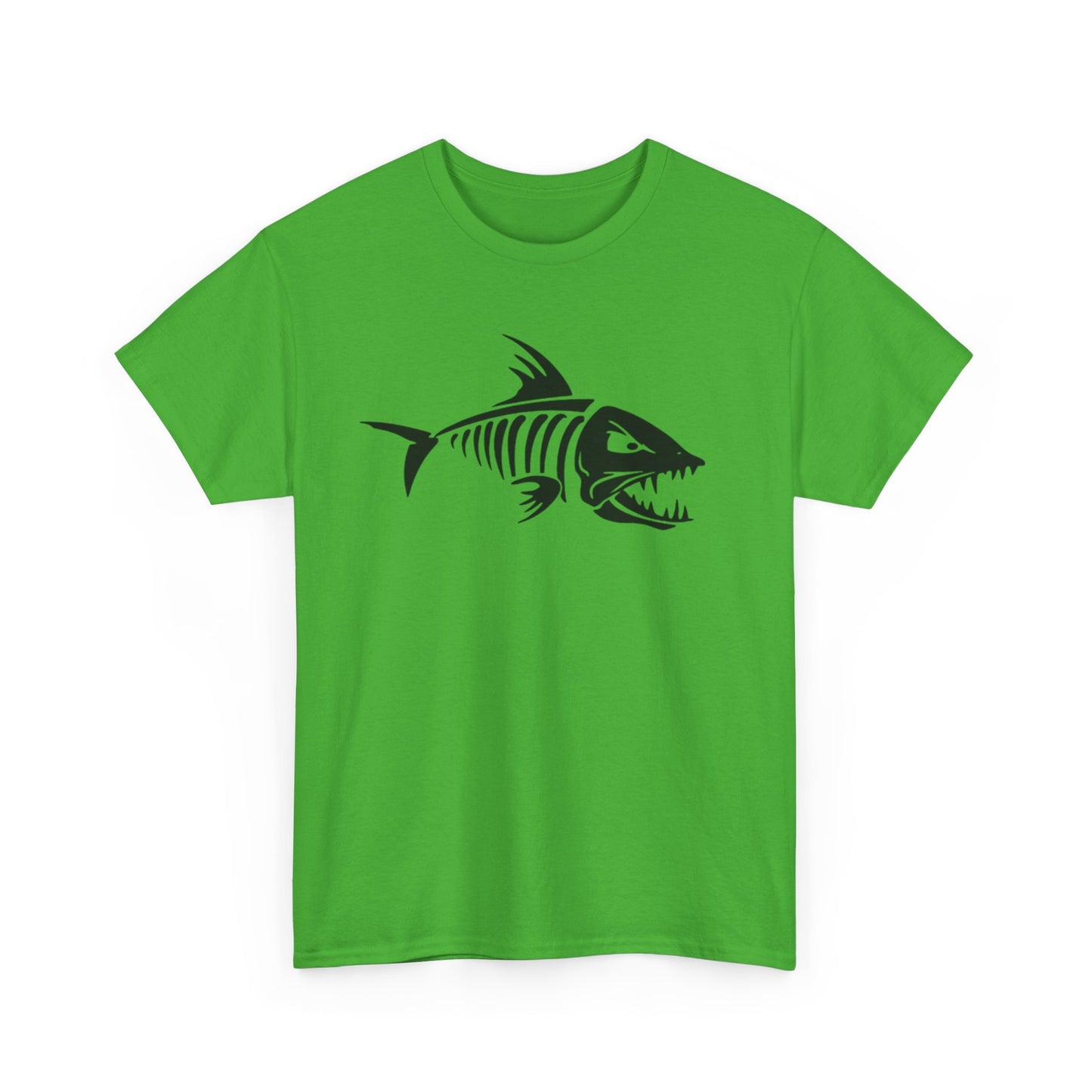 Fish bones unisex heavy cotton t-shirt