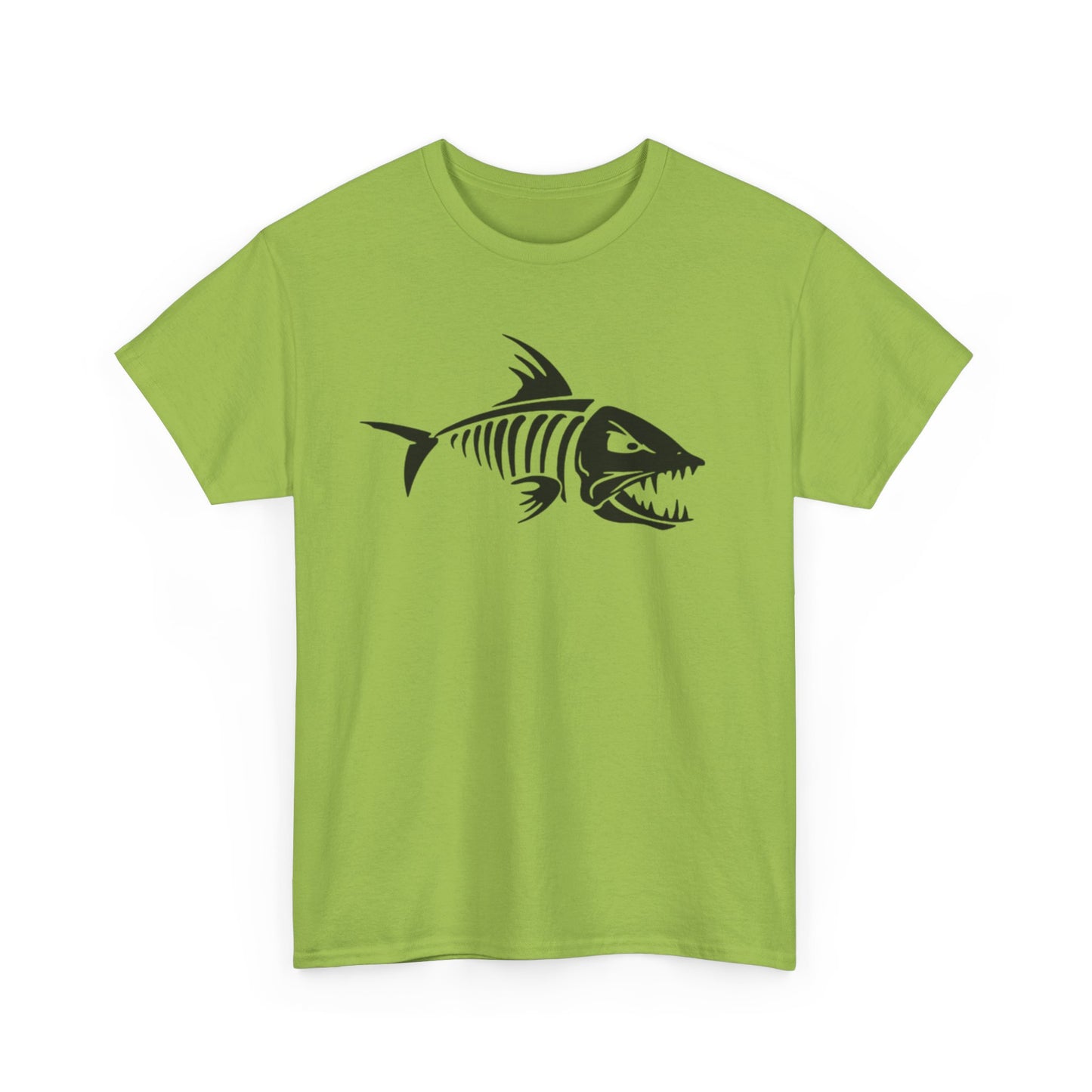 Fish bones unisex heavy cotton t-shirt