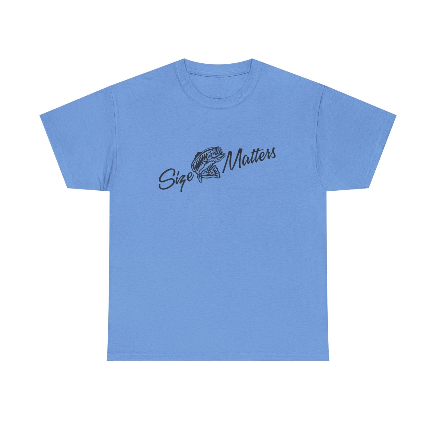 Size matters unisex heavy cotton t-shirt