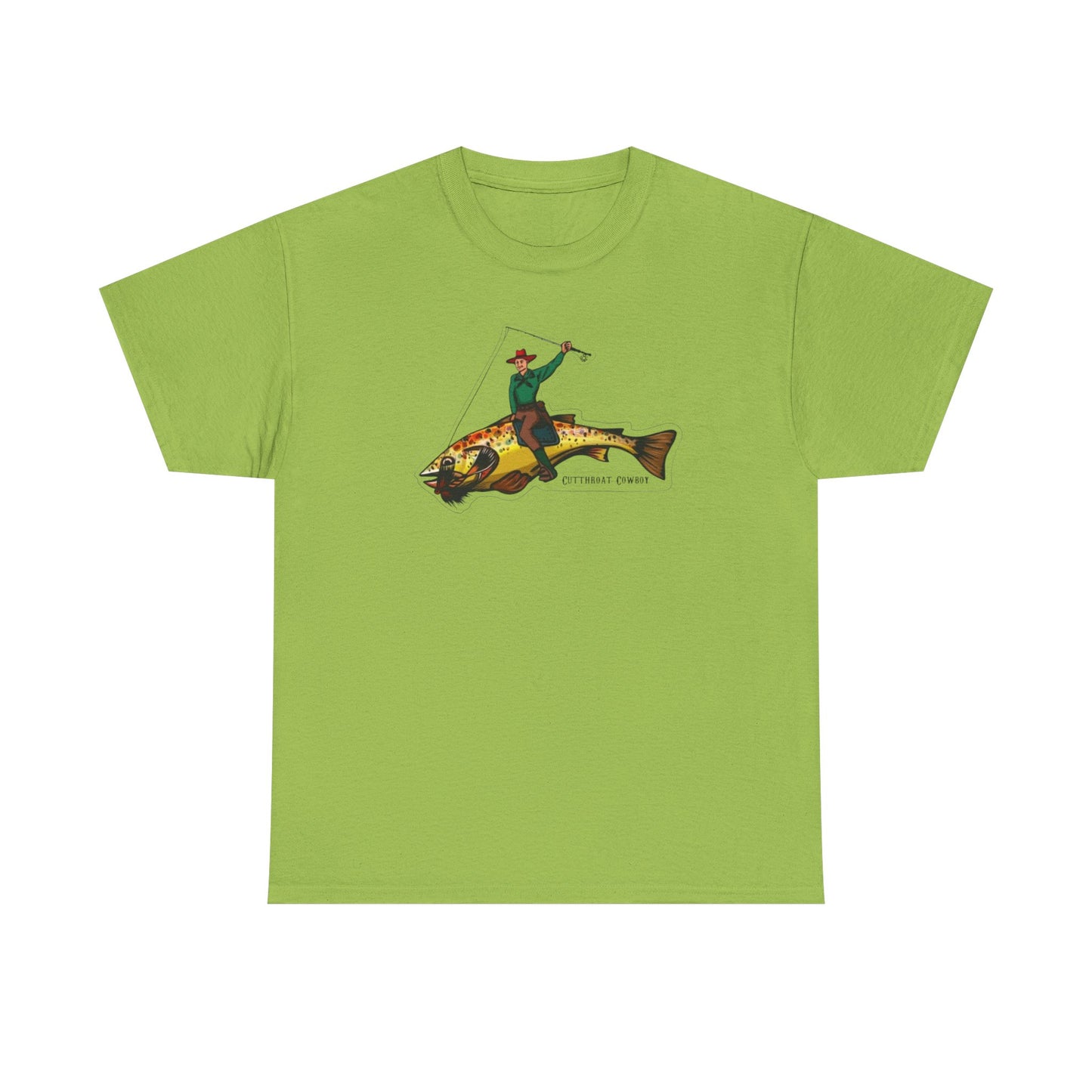 Cut throat cowboy unisex heavy cotton t-shirt