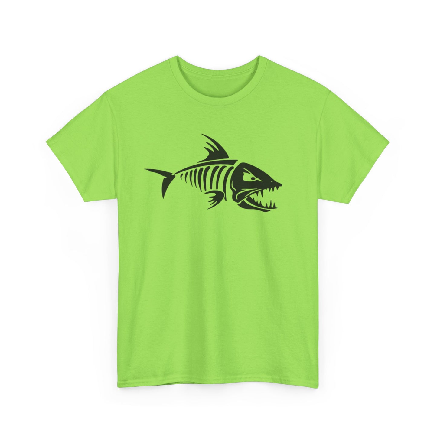 Fish bones unisex heavy cotton t-shirt