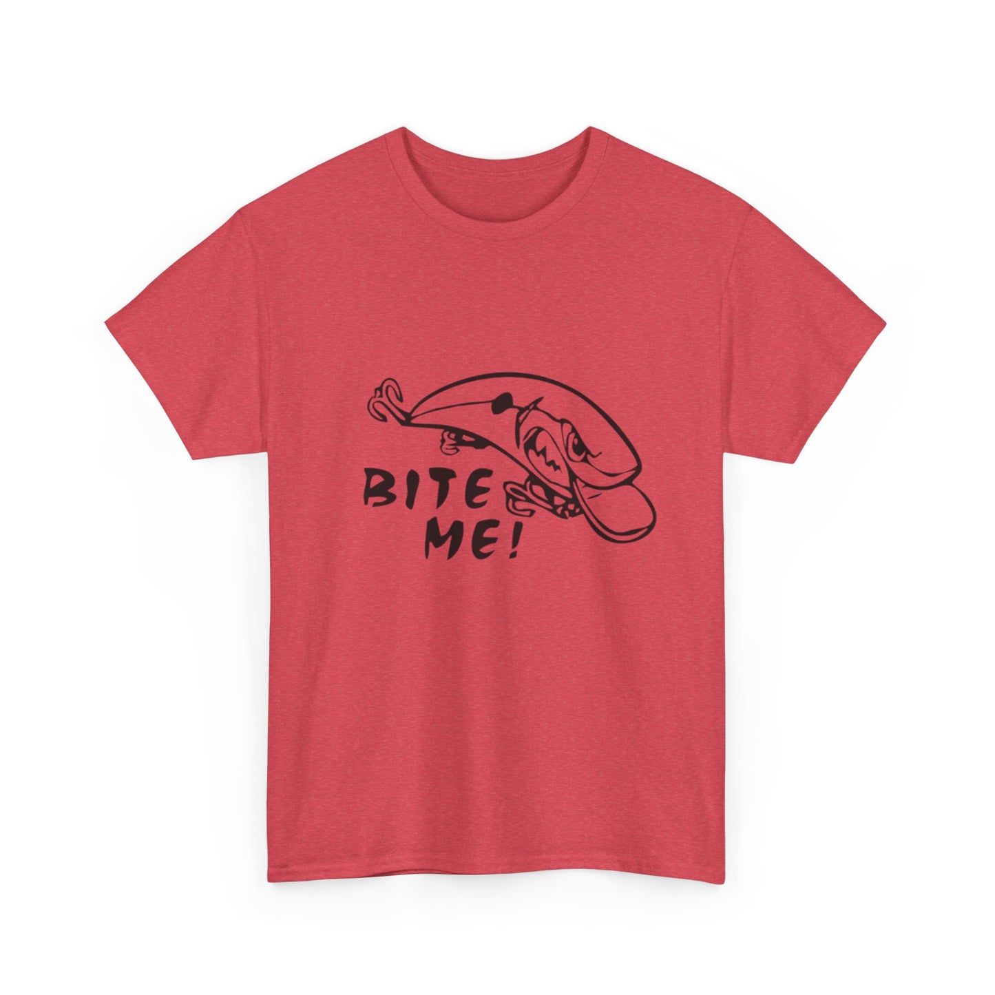 Bite me unisex heavy cotton t-shirt