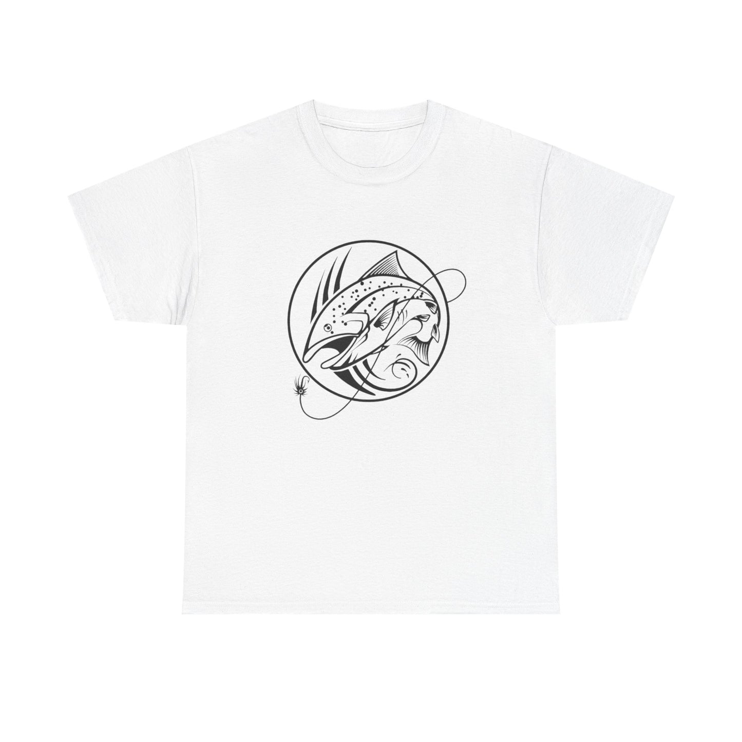 Fishing unisex heavy cotton t-shirt