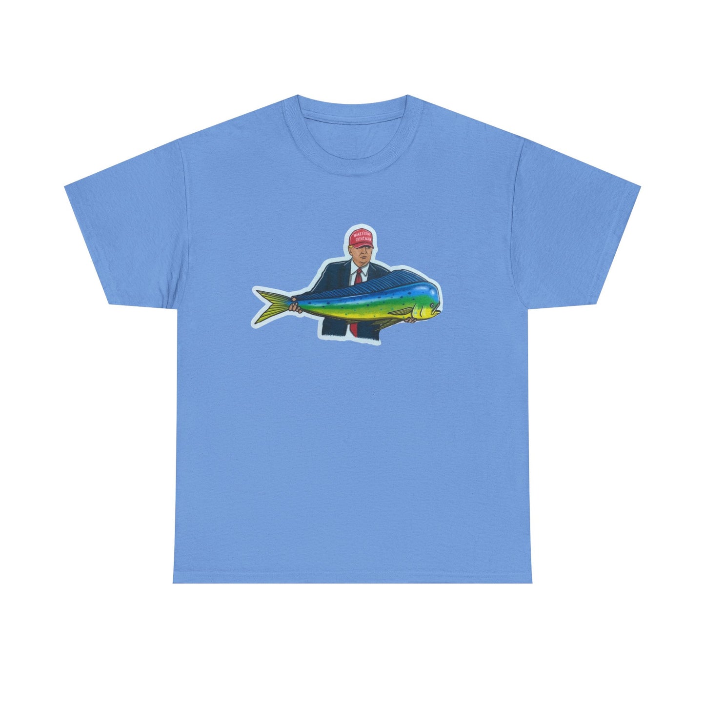 Donald trump fishing unisex heavy cotton t-shirt