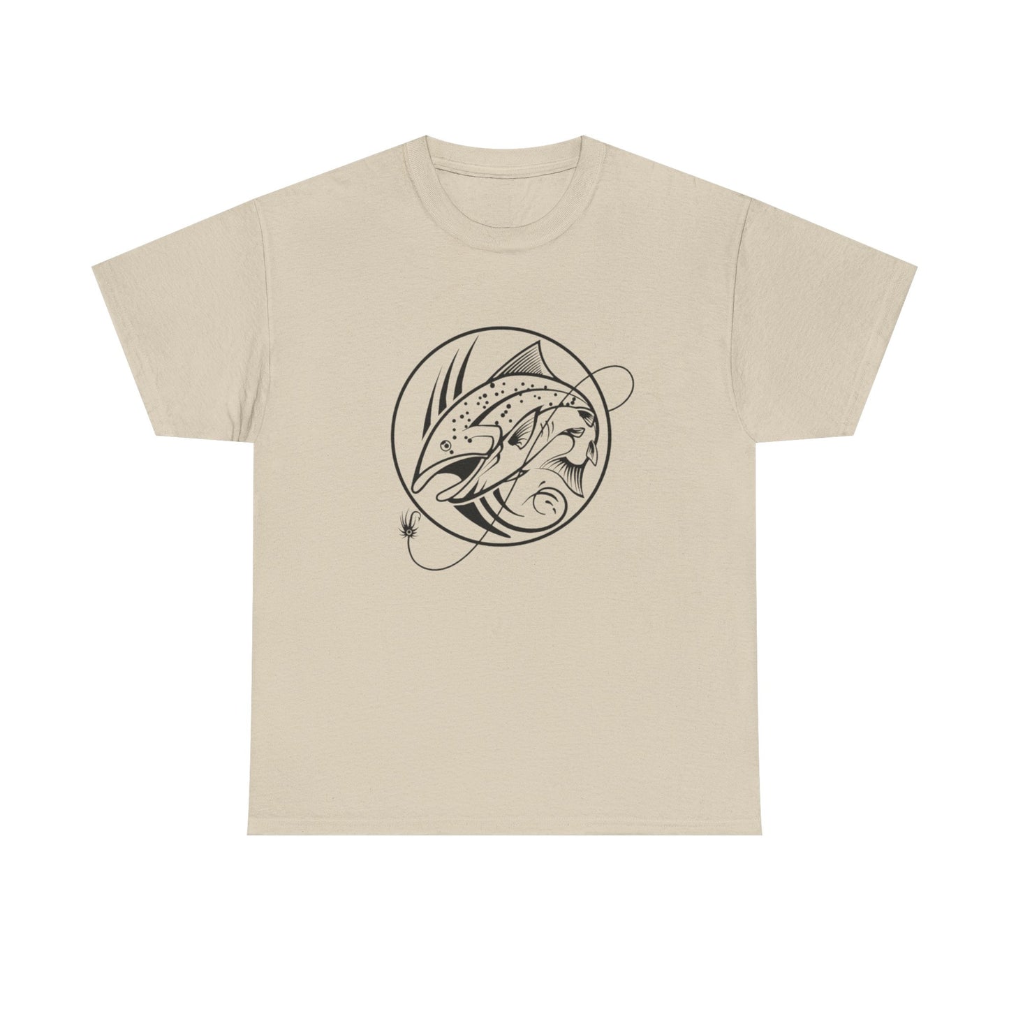Fishing unisex heavy cotton t-shirt