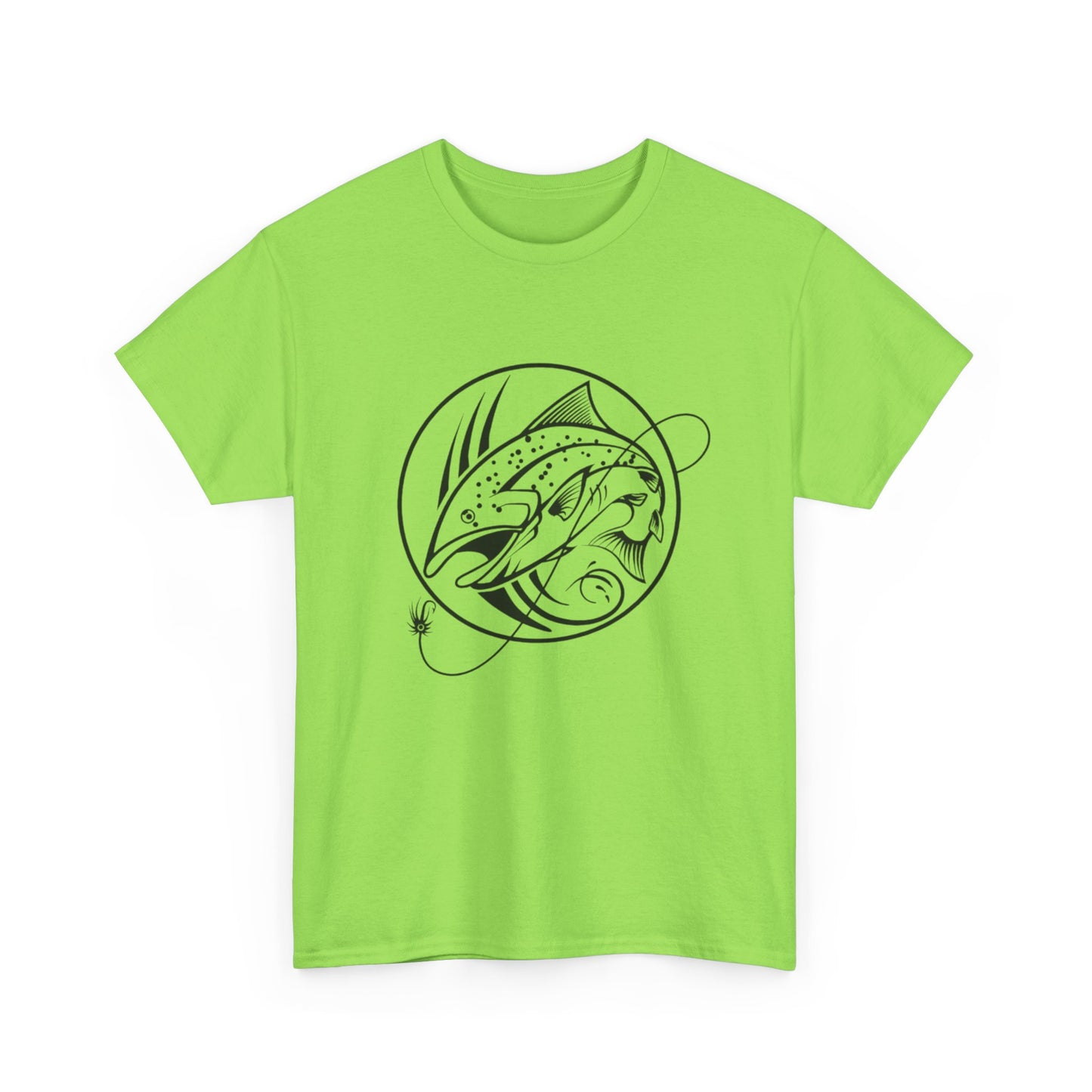Fishing unisex heavy cotton t-shirt