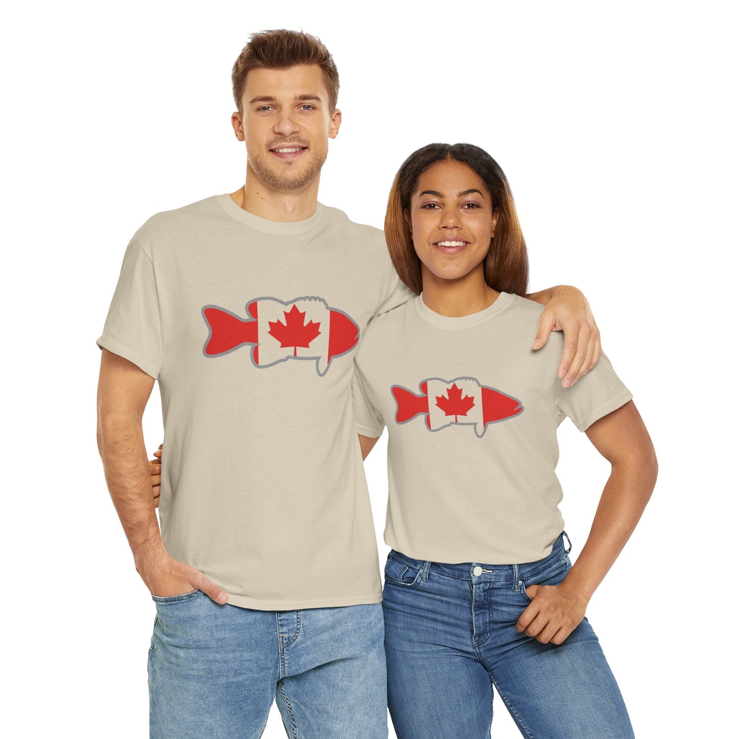 Canada fish unisex heavy cotton t-shirt