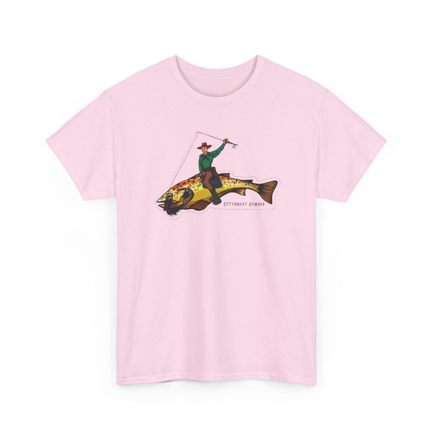 Cut throat cowboy unisex heavy cotton t-shirt