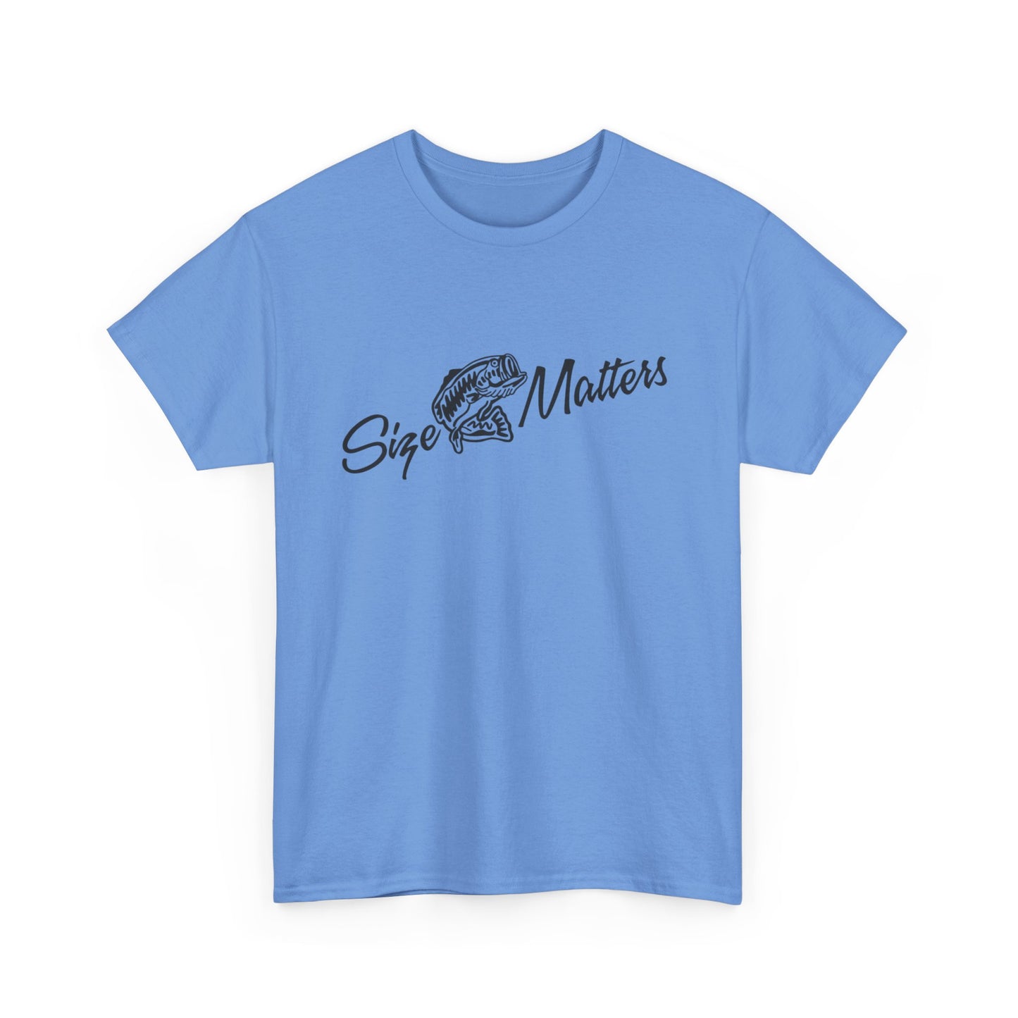 Size matters unisex heavy cotton t-shirt