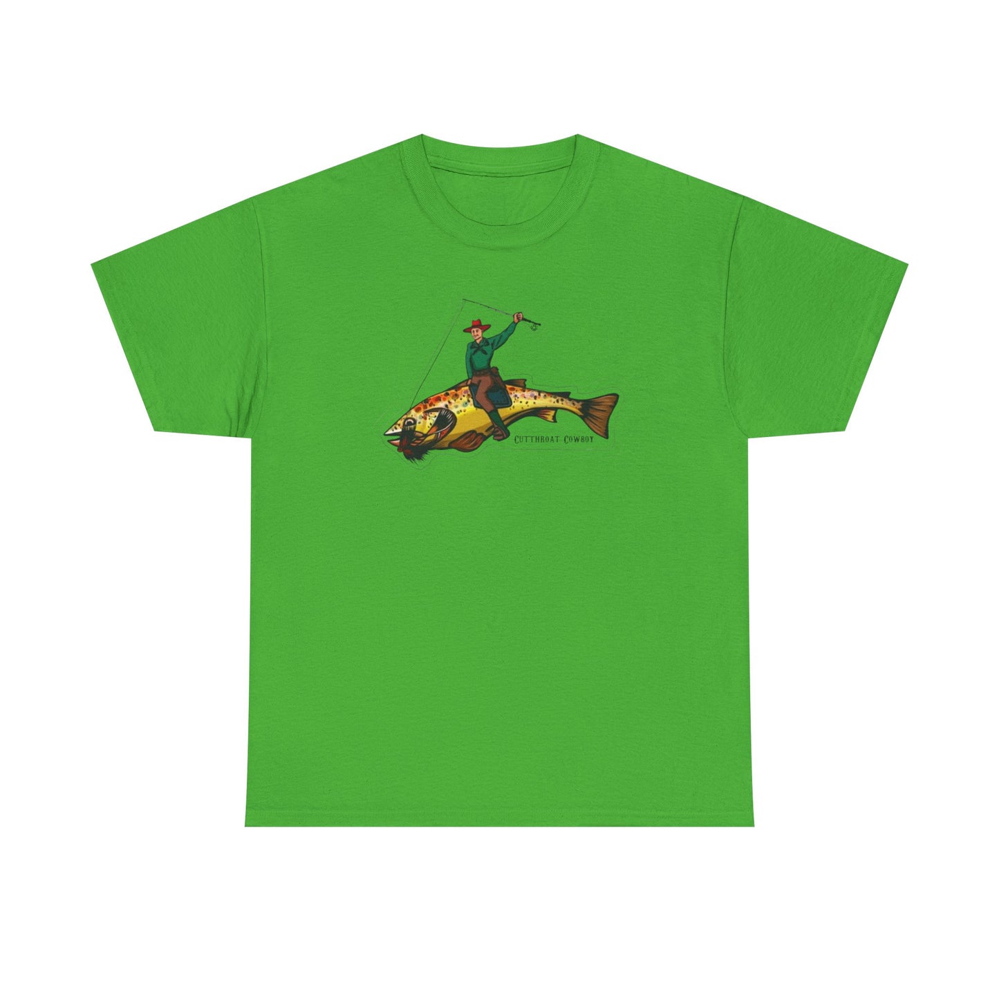 Cut throat cowboy unisex heavy cotton t-shirt