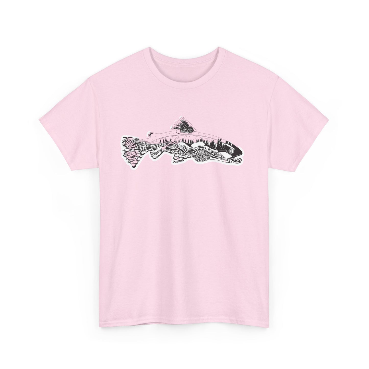Unique nature fish unisex heavy cotton t-shirt