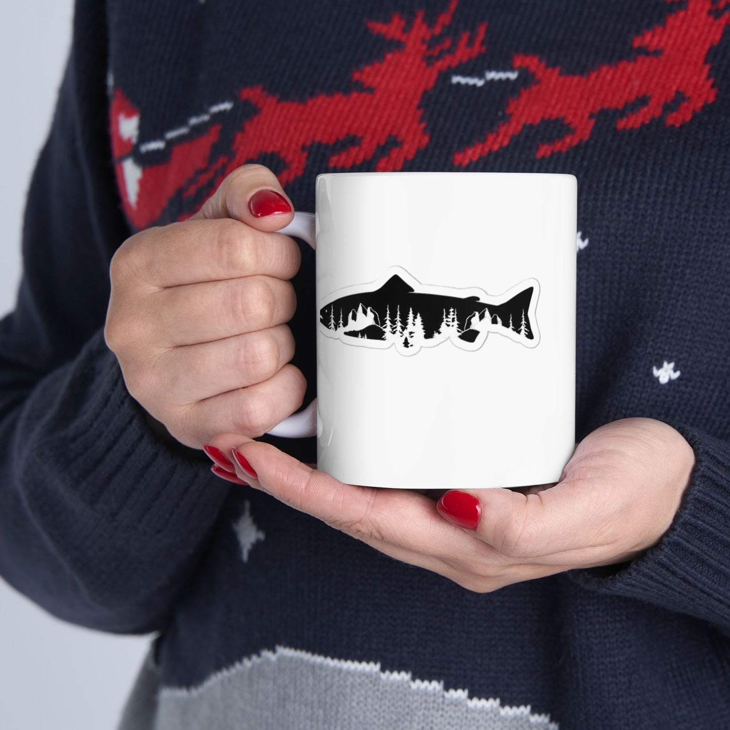 Nature fish mug