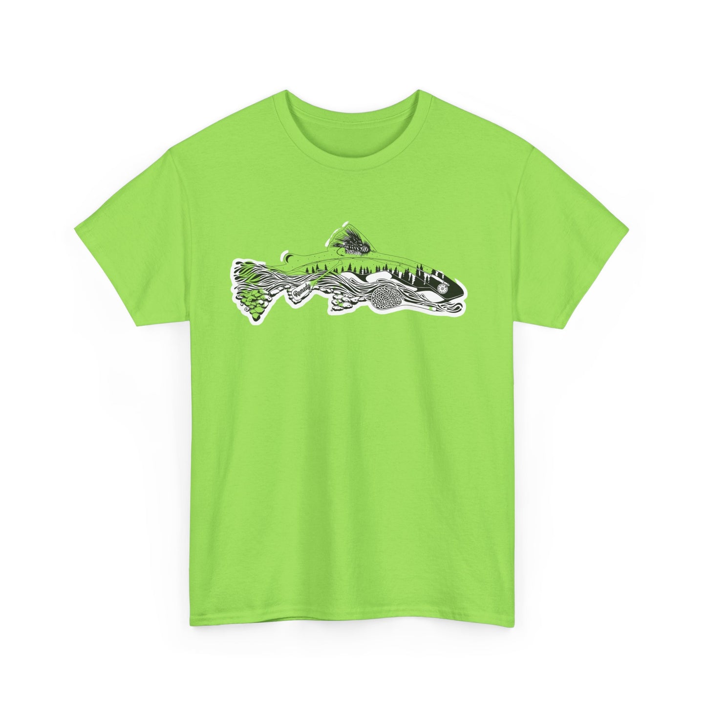 Unique nature fish unisex heavy cotton t-shirt