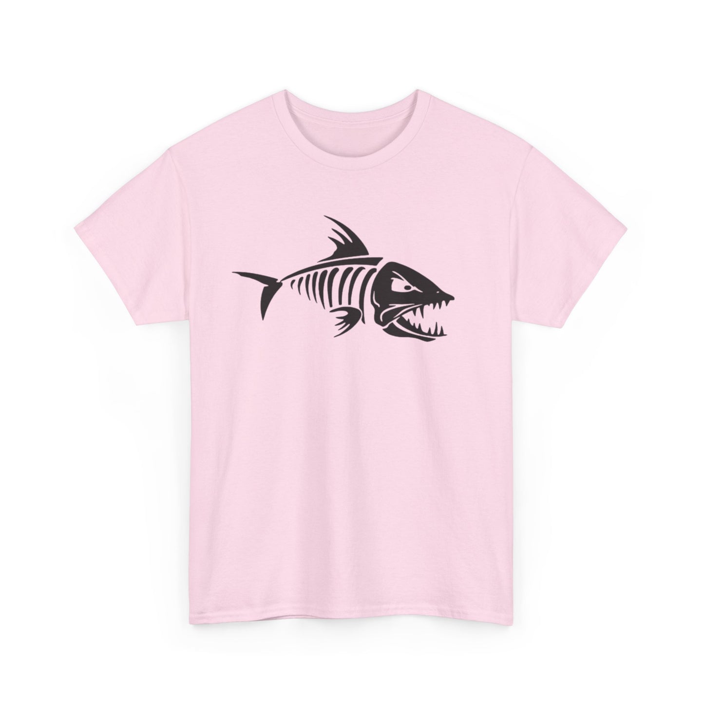 Fish bones unisex heavy cotton t-shirt