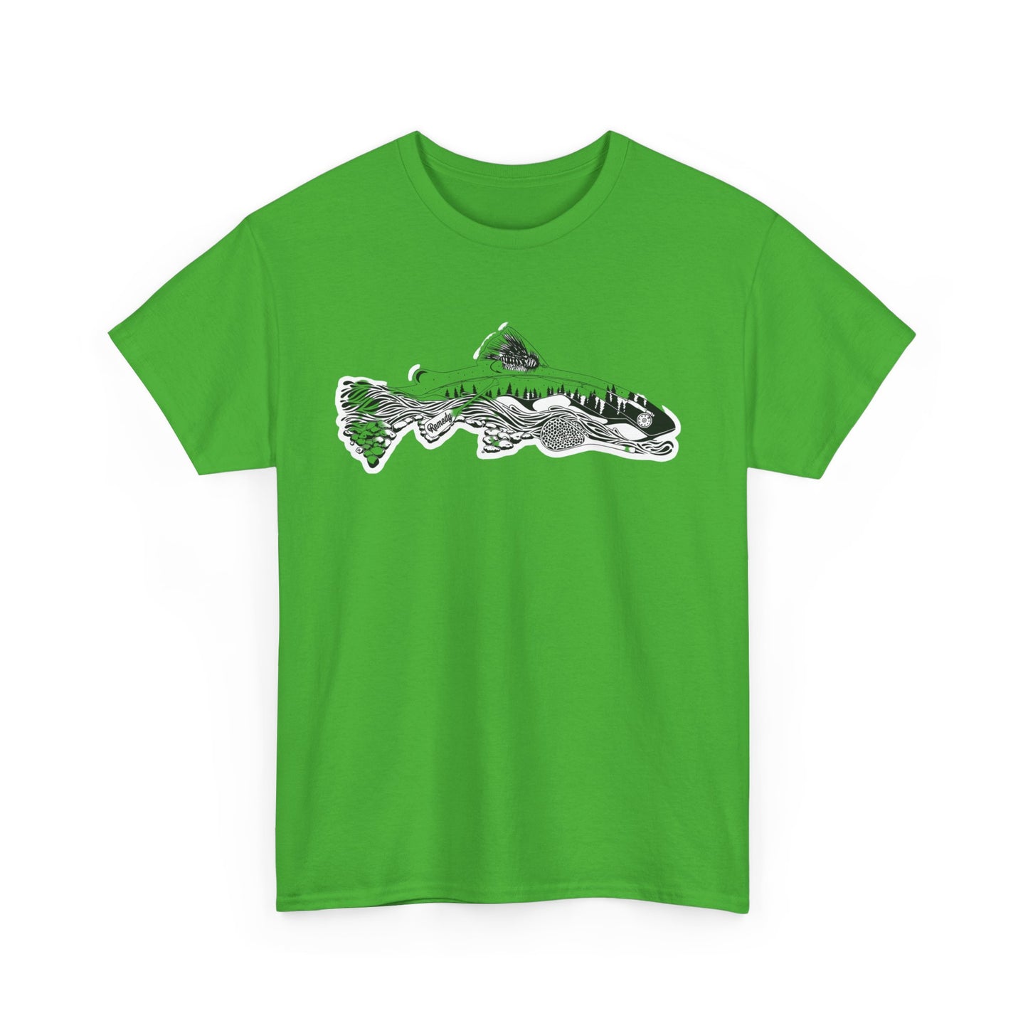 Unique nature fish unisex heavy cotton t-shirt