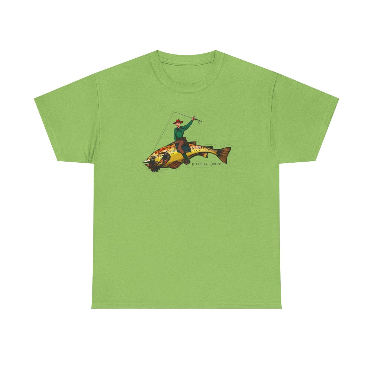 Cut throat cowboy unisex heavy cotton t-shirt