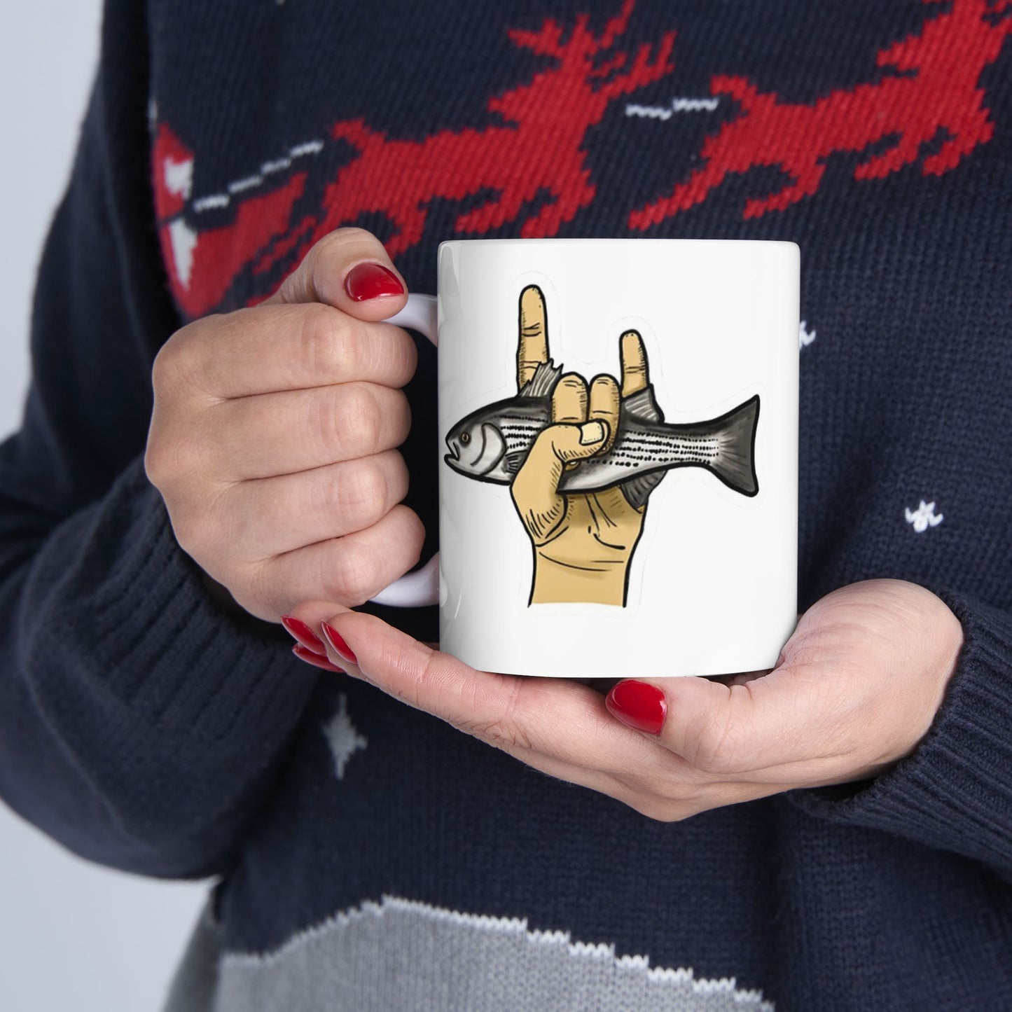 Rock on mug