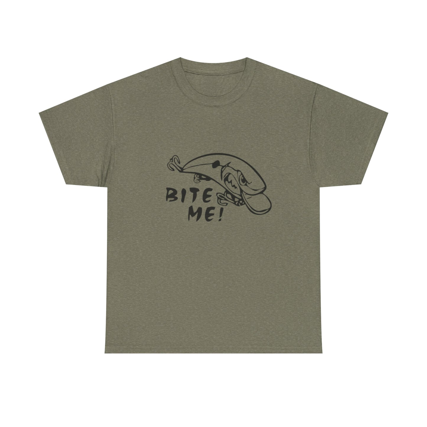 Bite me unisex heavy cotton t-shirt