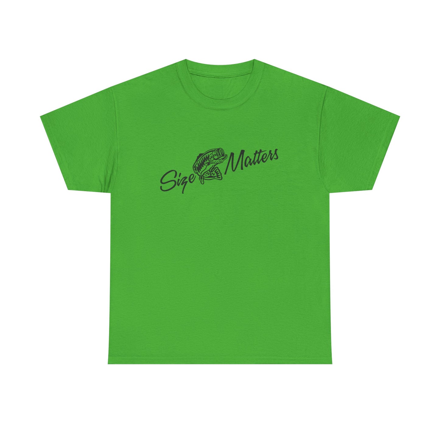 Size matters unisex heavy cotton t-shirt