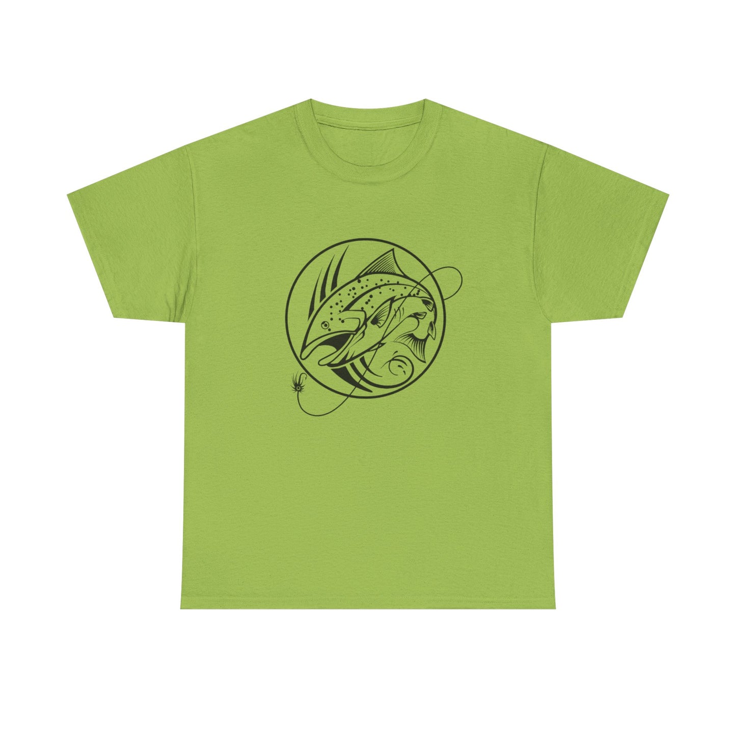 Fishing unisex heavy cotton t-shirt