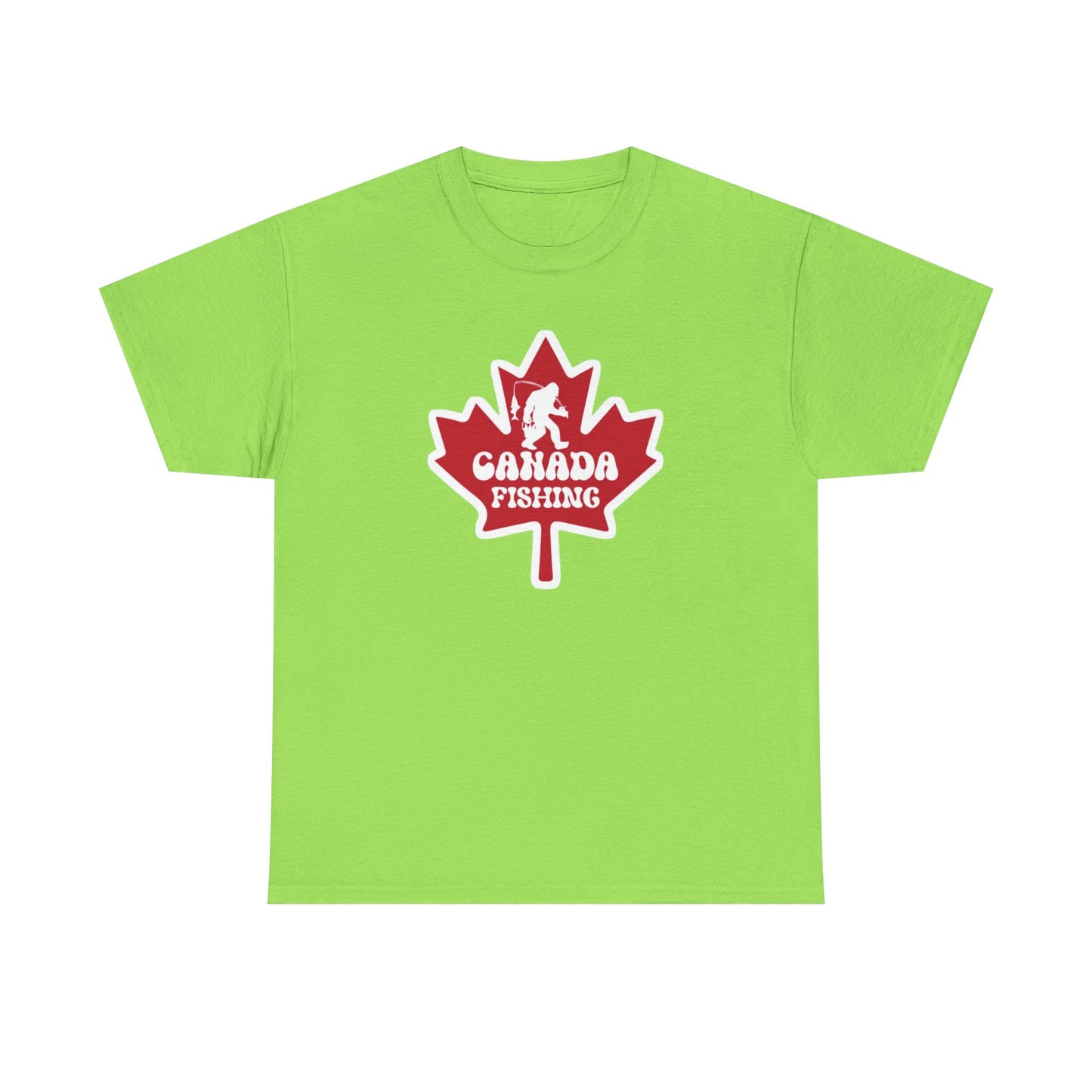 Canada fishing unisex heavy cotton t-shirt