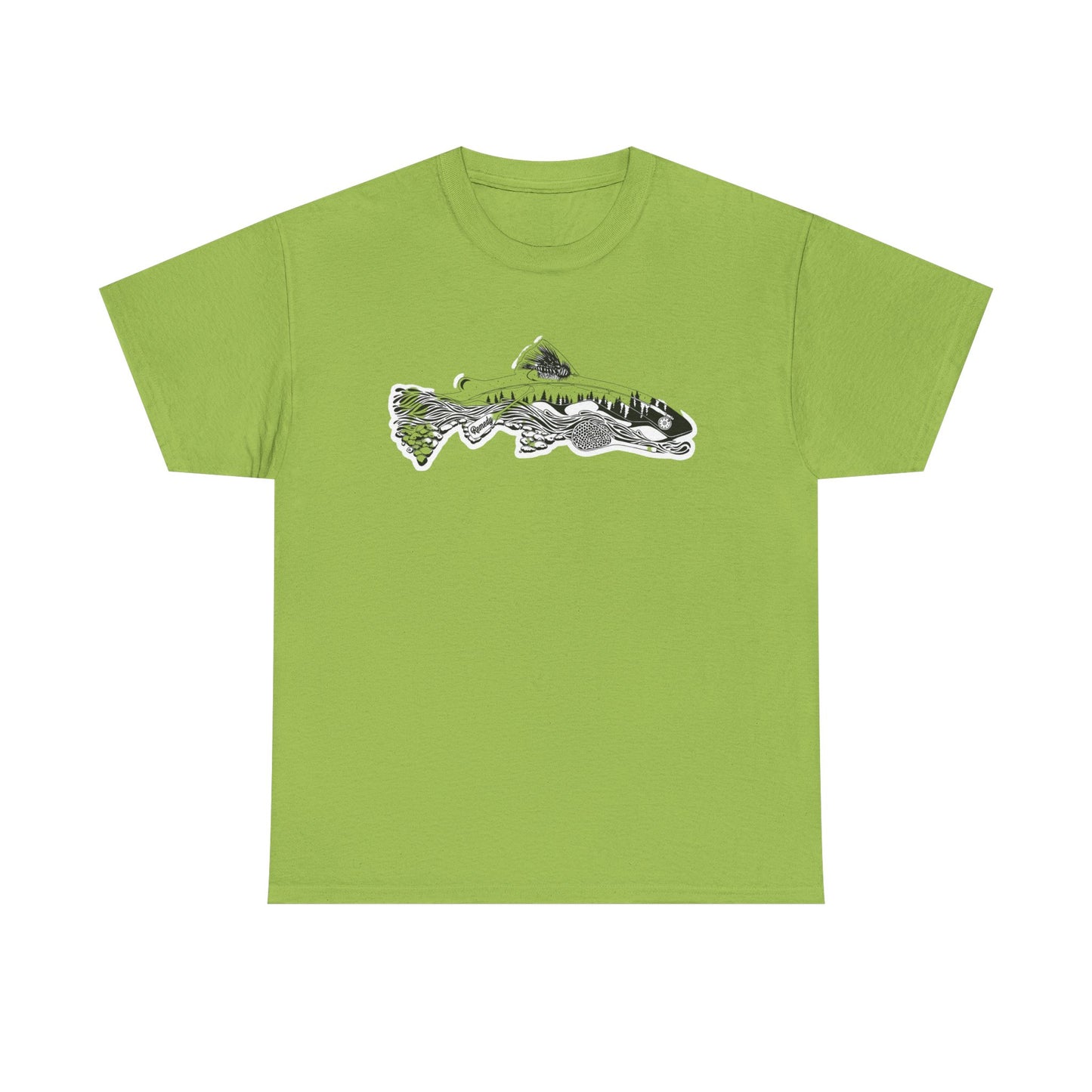 Unique nature fish unisex heavy cotton t-shirt