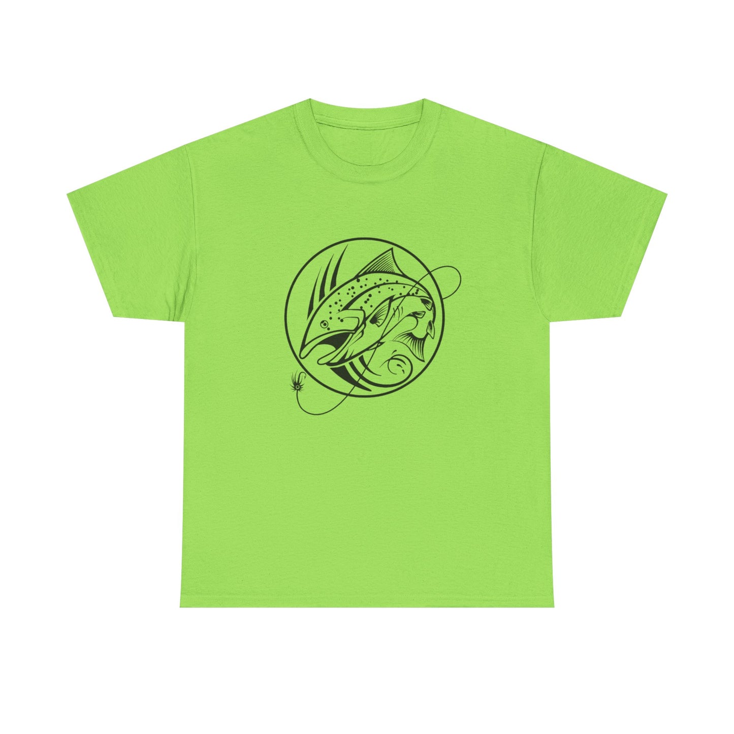 Fishing unisex heavy cotton t-shirt