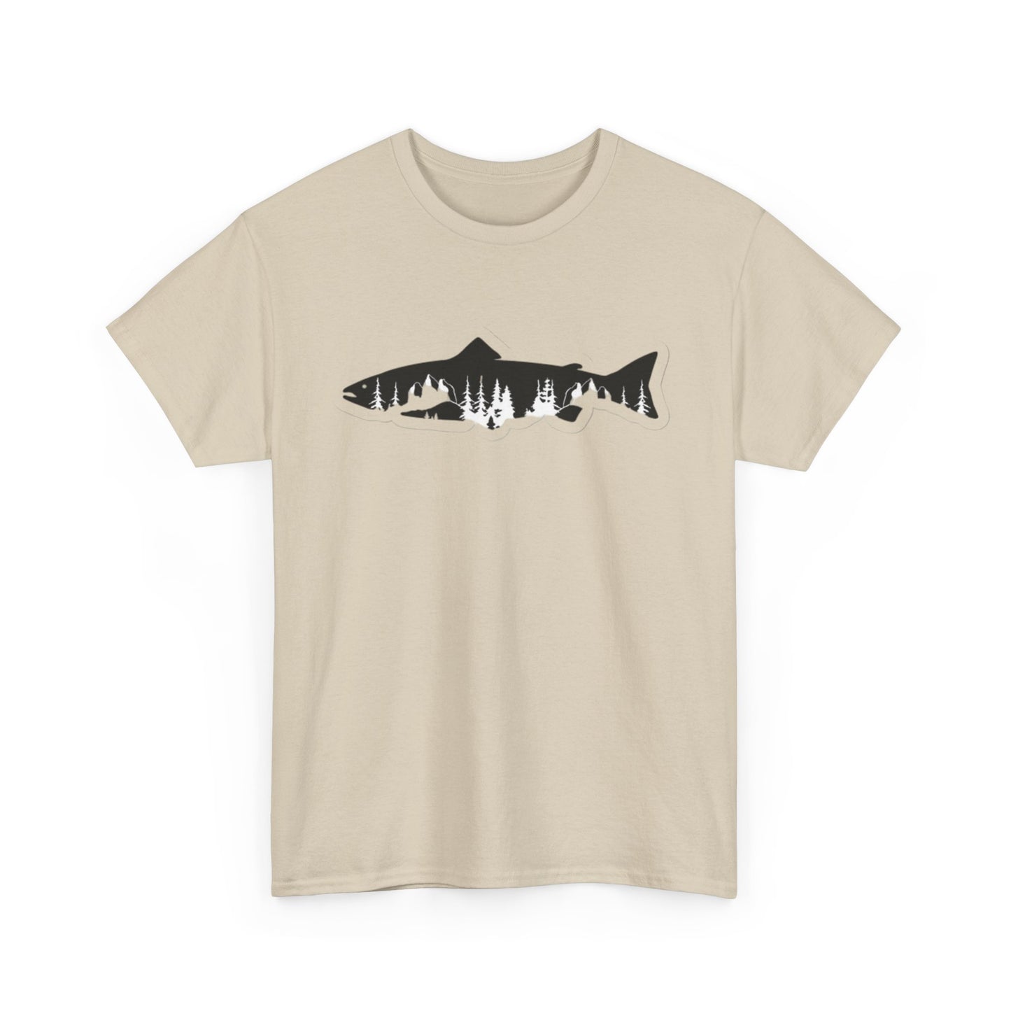 Nature fish unisex heavy cotton t-shirt