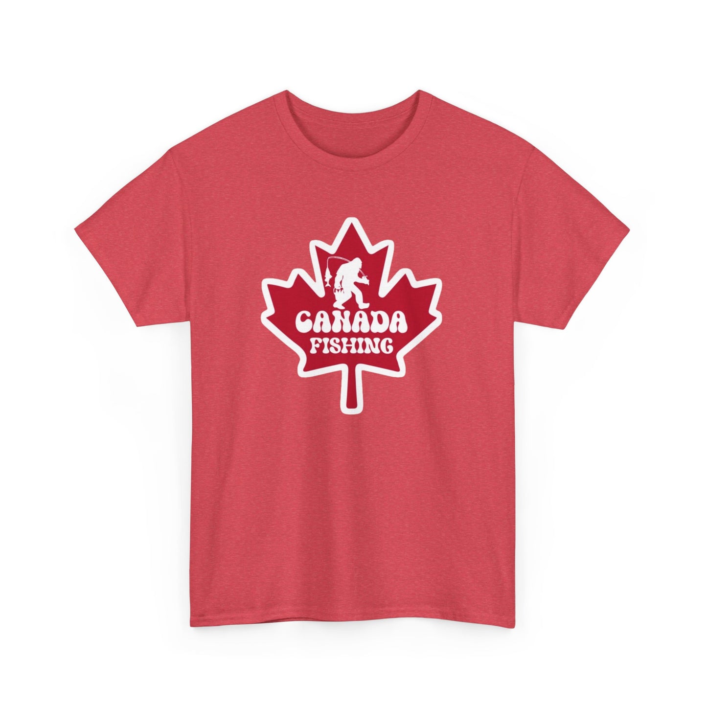 Canada fishing unisex heavy cotton t-shirt