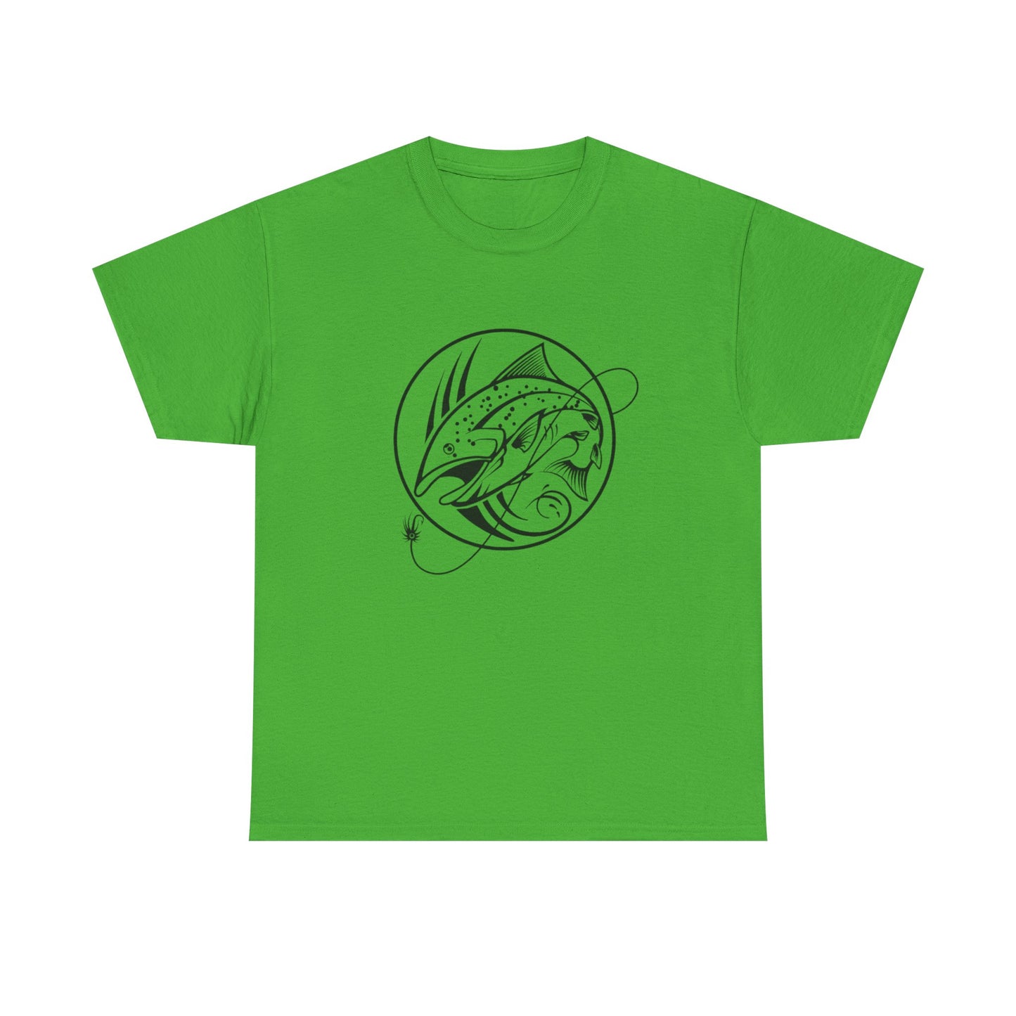 Fishing unisex heavy cotton t-shirt
