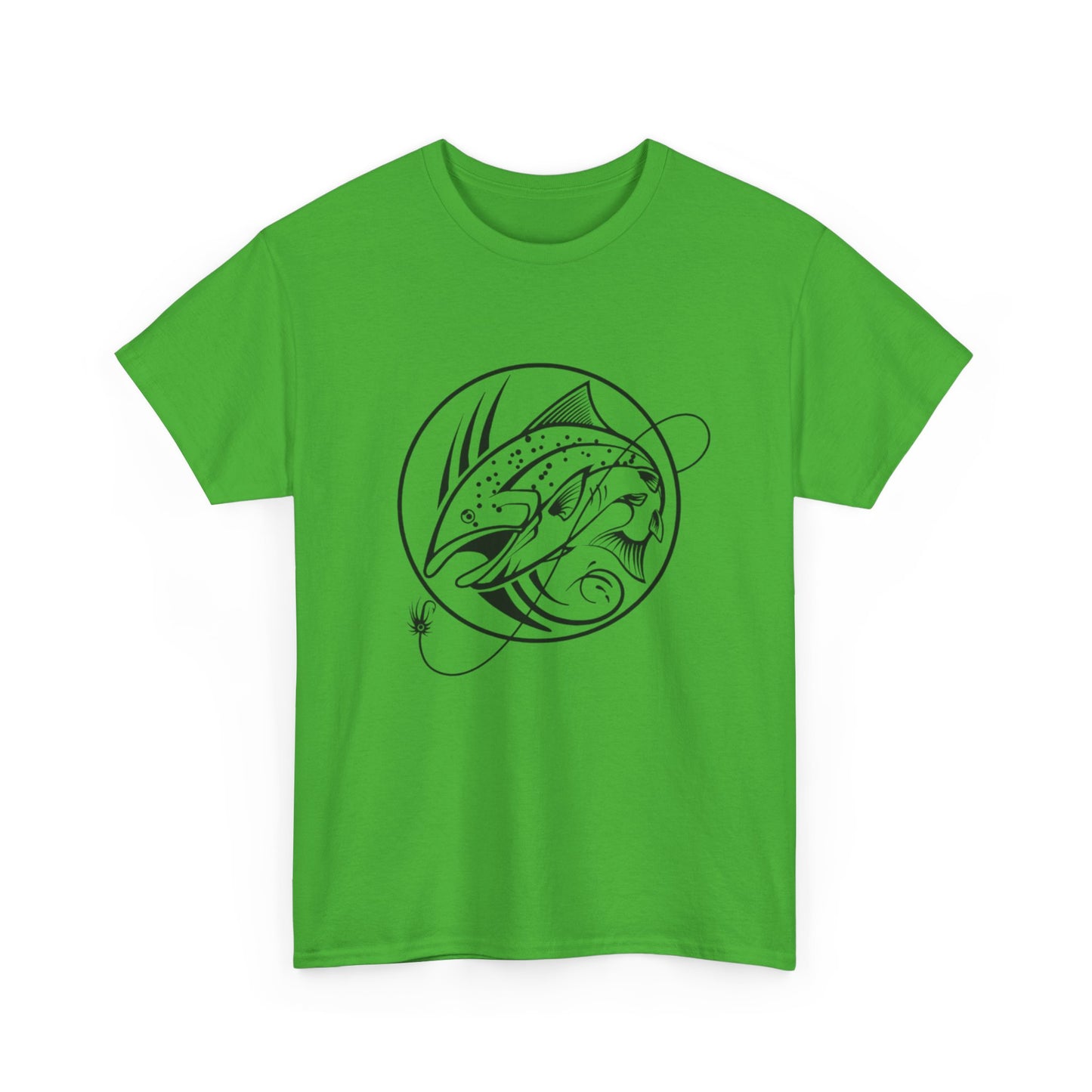 Fishing unisex heavy cotton t-shirt