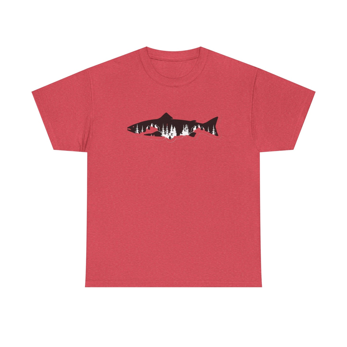 Nature fish unisex heavy cotton t-shirt