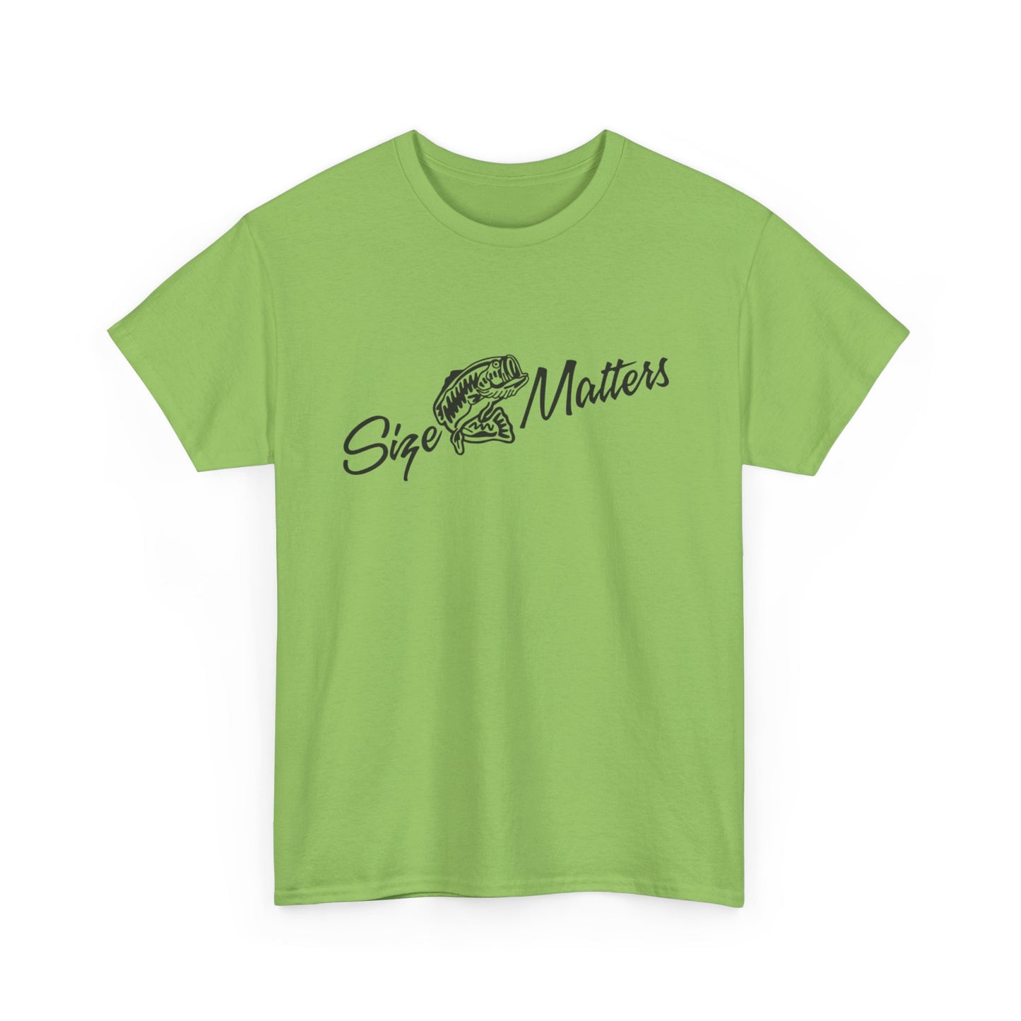 Size matters unisex heavy cotton t-shirt