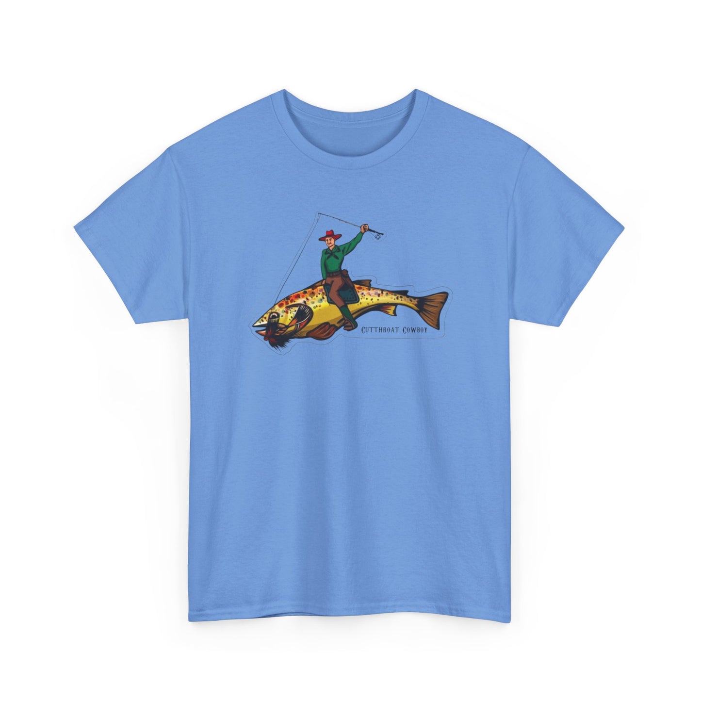 Cut throat cowboy unisex heavy cotton t-shirt