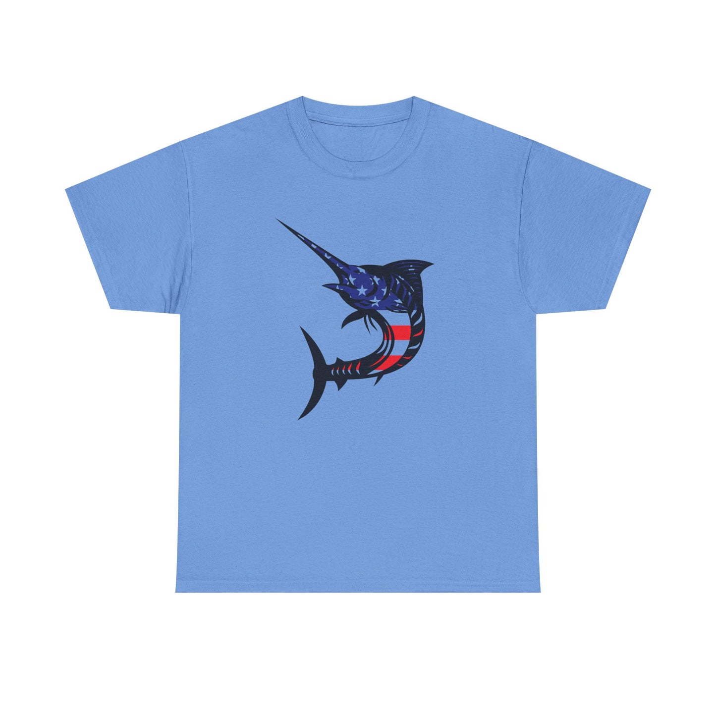 USA sword fish unisex heavy cotton t-shirt
