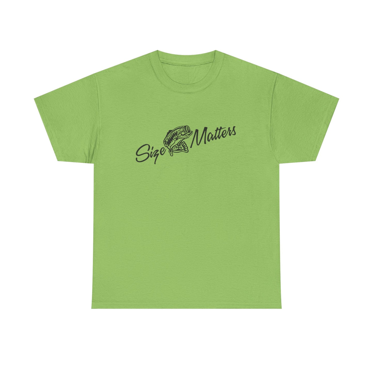 Size matters unisex heavy cotton t-shirt